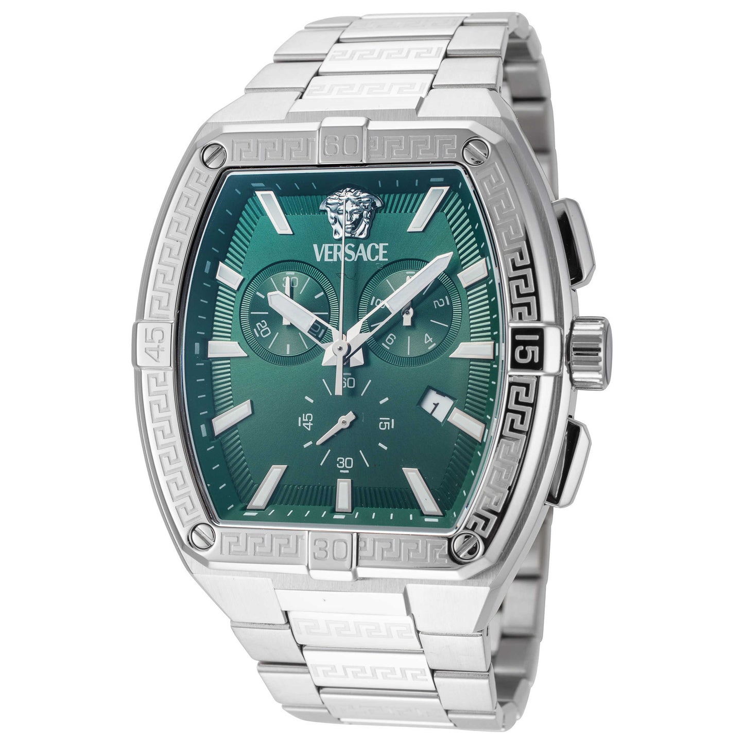 Front view of Versace Greca Sport Men's Quartz Watch VESP00424