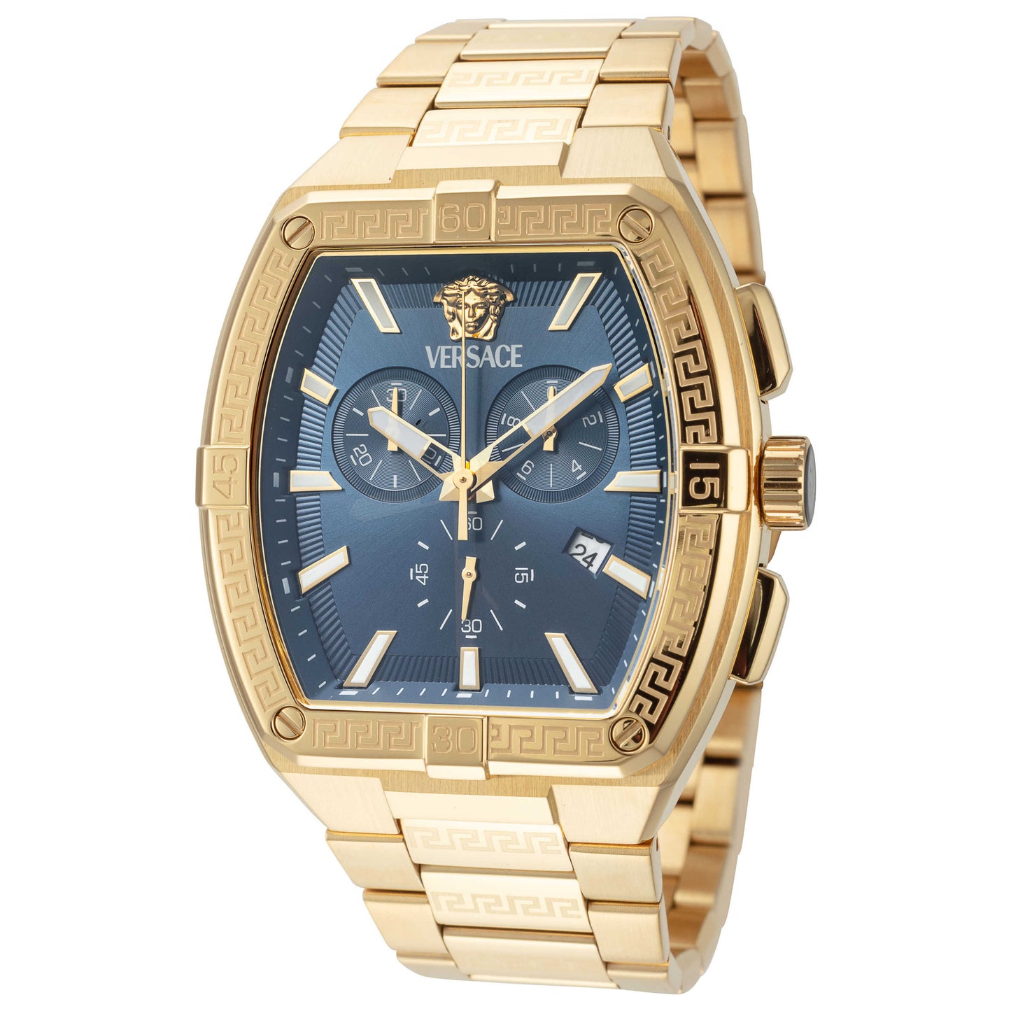 Front view of Versace Greca Sport Men's Quartz Watch VESP00724