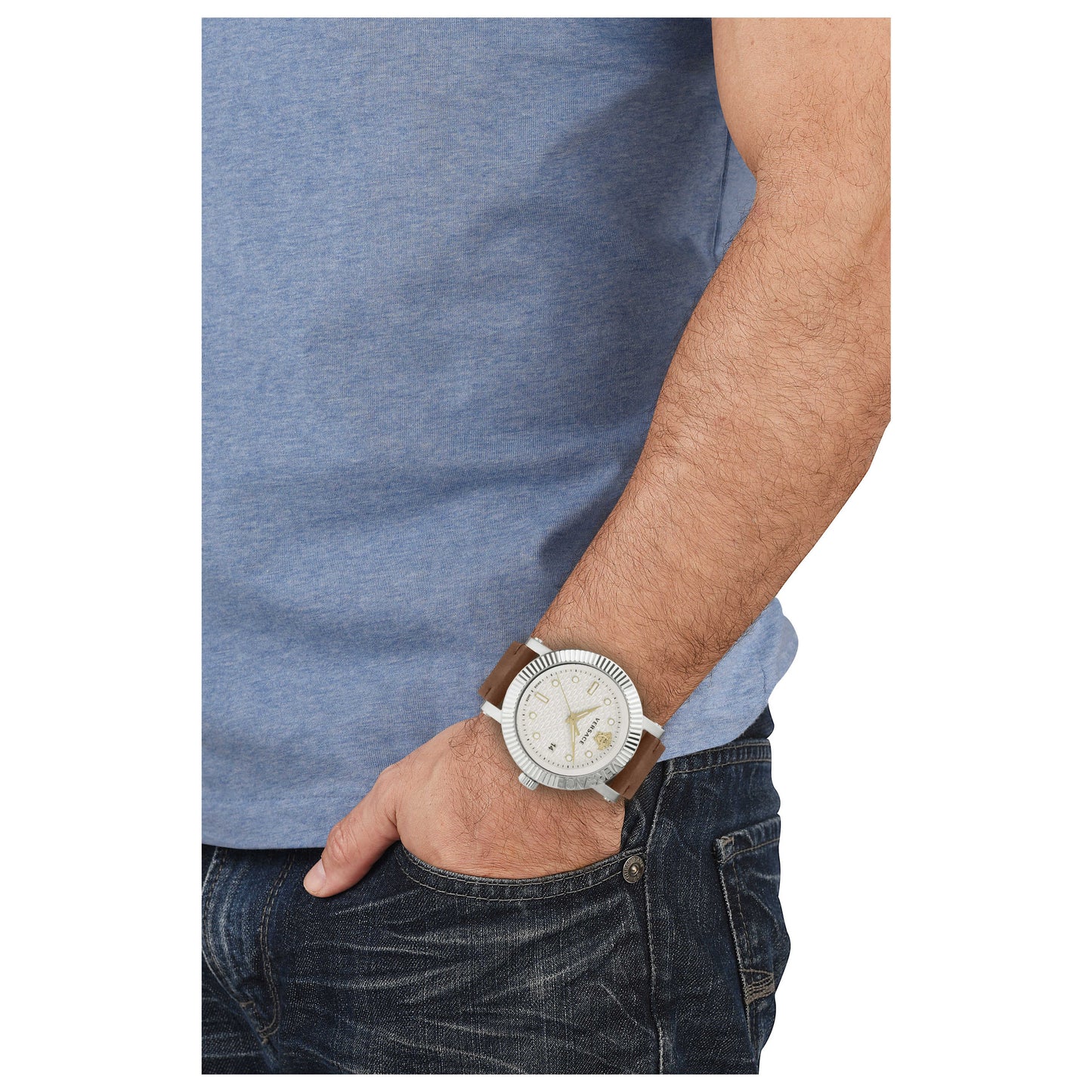 Versace V-Classic Men's Quartz Watch VESR00122 - Image #5