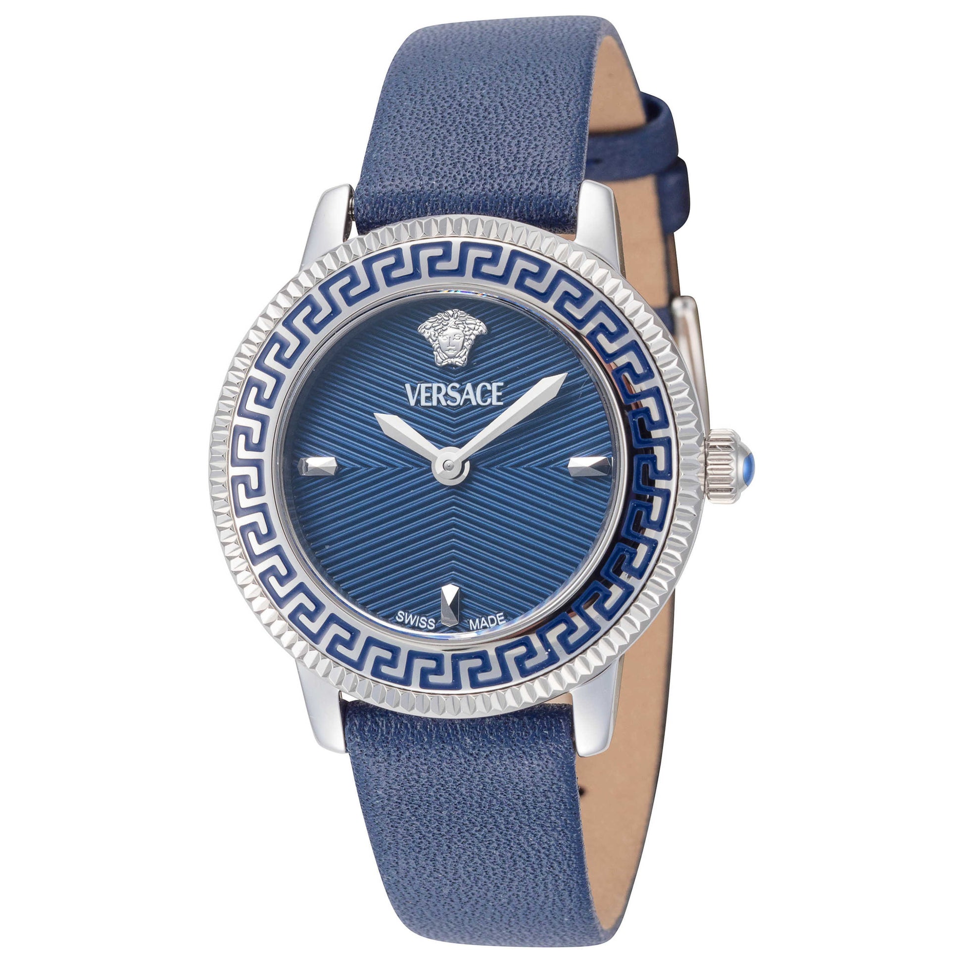 Front view of Versace V-Icon Women's Quartz Watch VEUCA0124