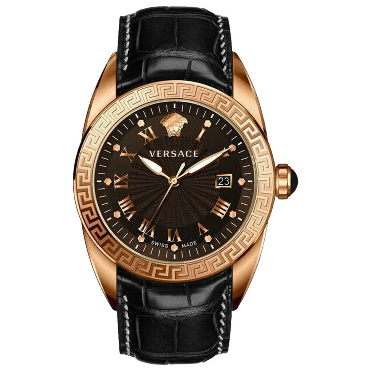 Front view of Versace V-Sport II Men's Quartz Watch VFE080013