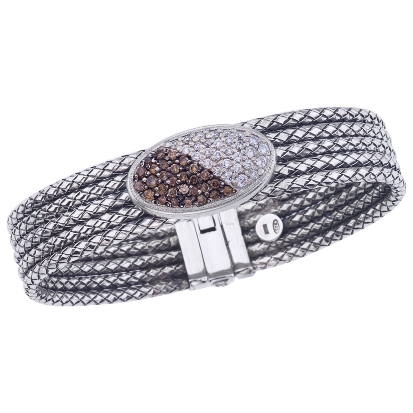 Front view of Alisa Elegant Women's Bracelet VHB-1153-DBW