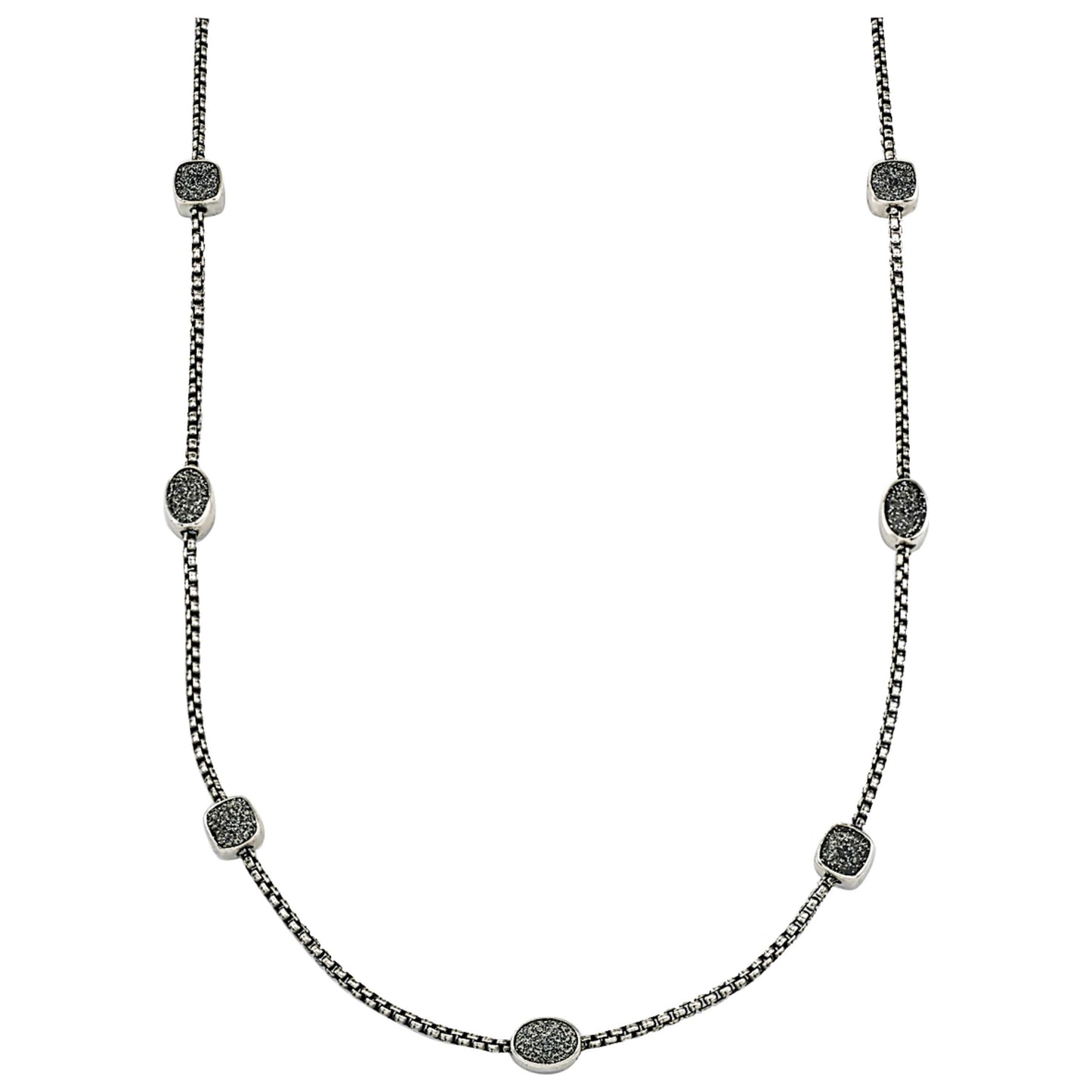 Front view of Alisa Elegant Women's Necklace VHN-1580-GRS