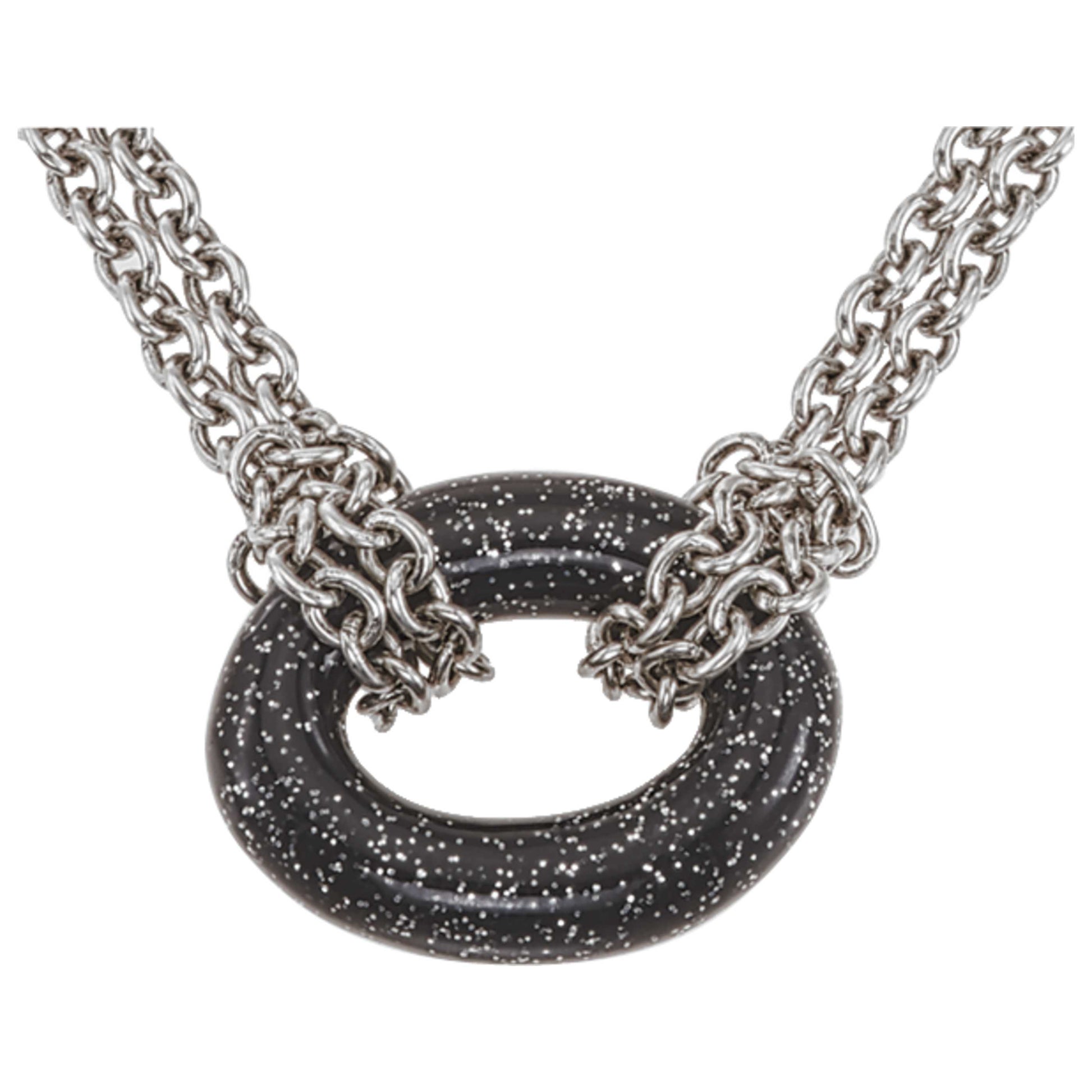Front view of Alisa Elegant Women's Necklace VHN-1607-BS