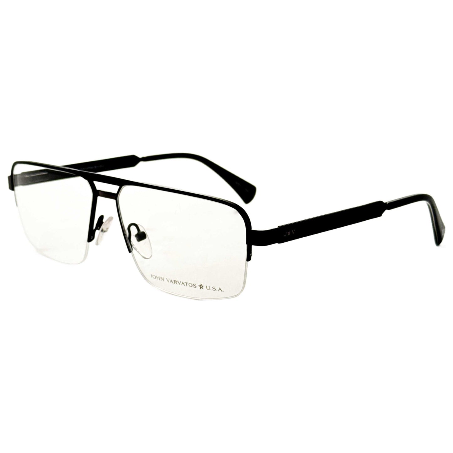 Front view of John Varvatos Men's Opticals VJVC005570BLA