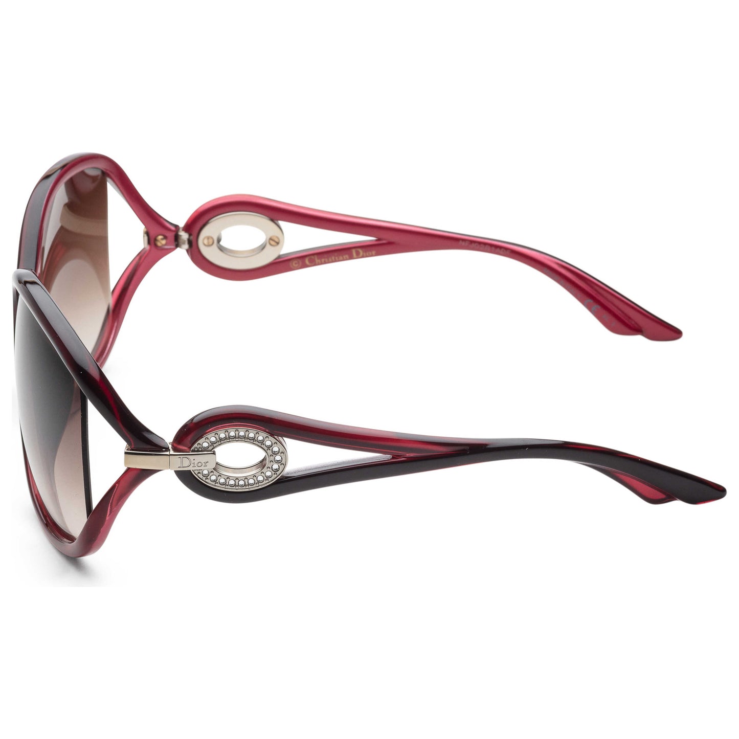 Left view of Christian Dior Volute Women's Sunglasses VOLUT2NS-11P-LA
