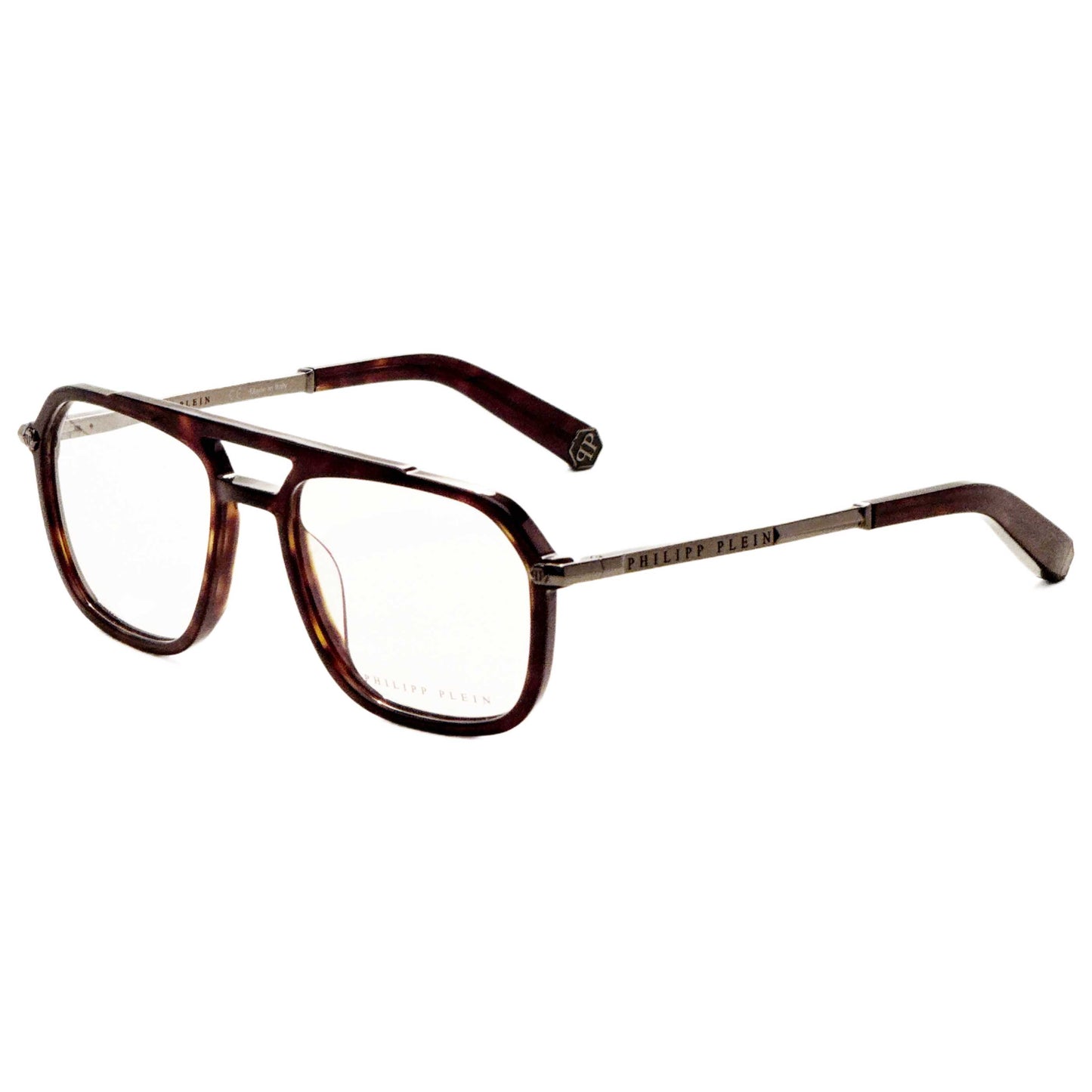 Front view of Philipp Plein Men's Opticals VPP018M540722