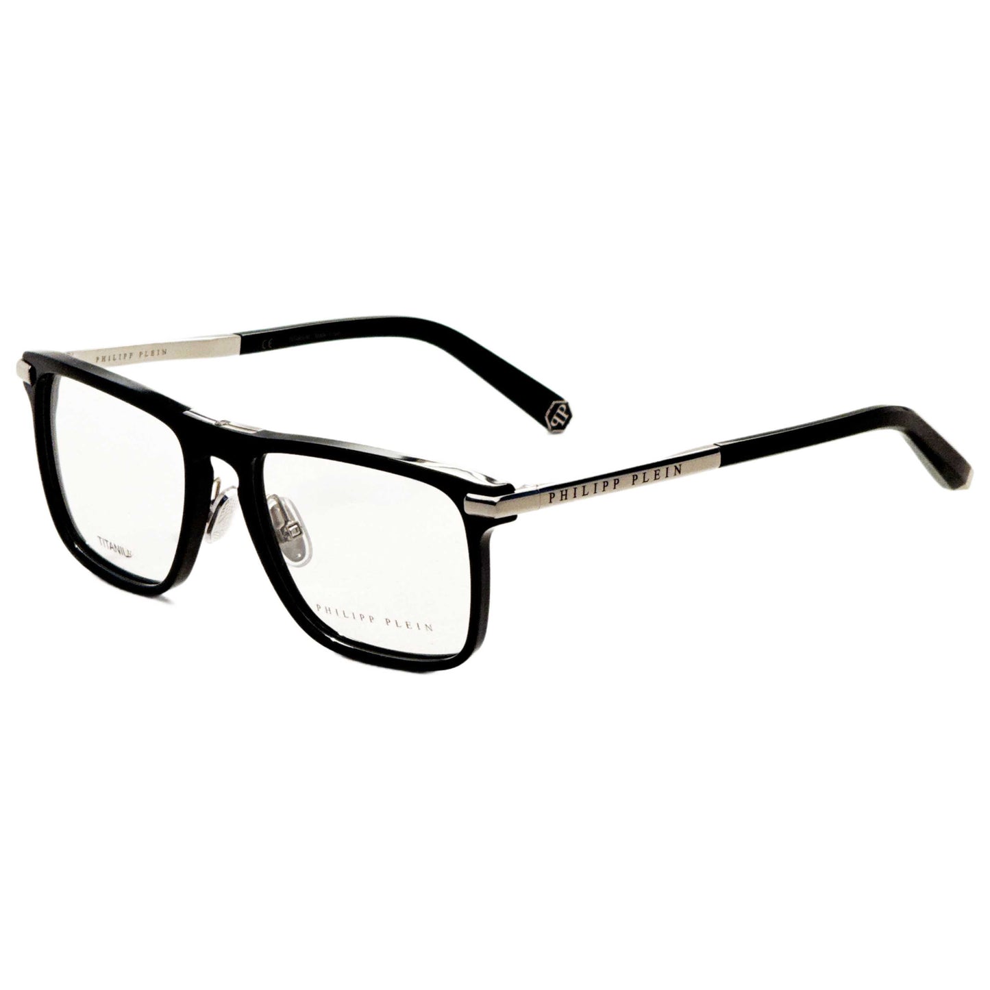 Front view of Philipp Plein Men's Opticals VPP019M0700