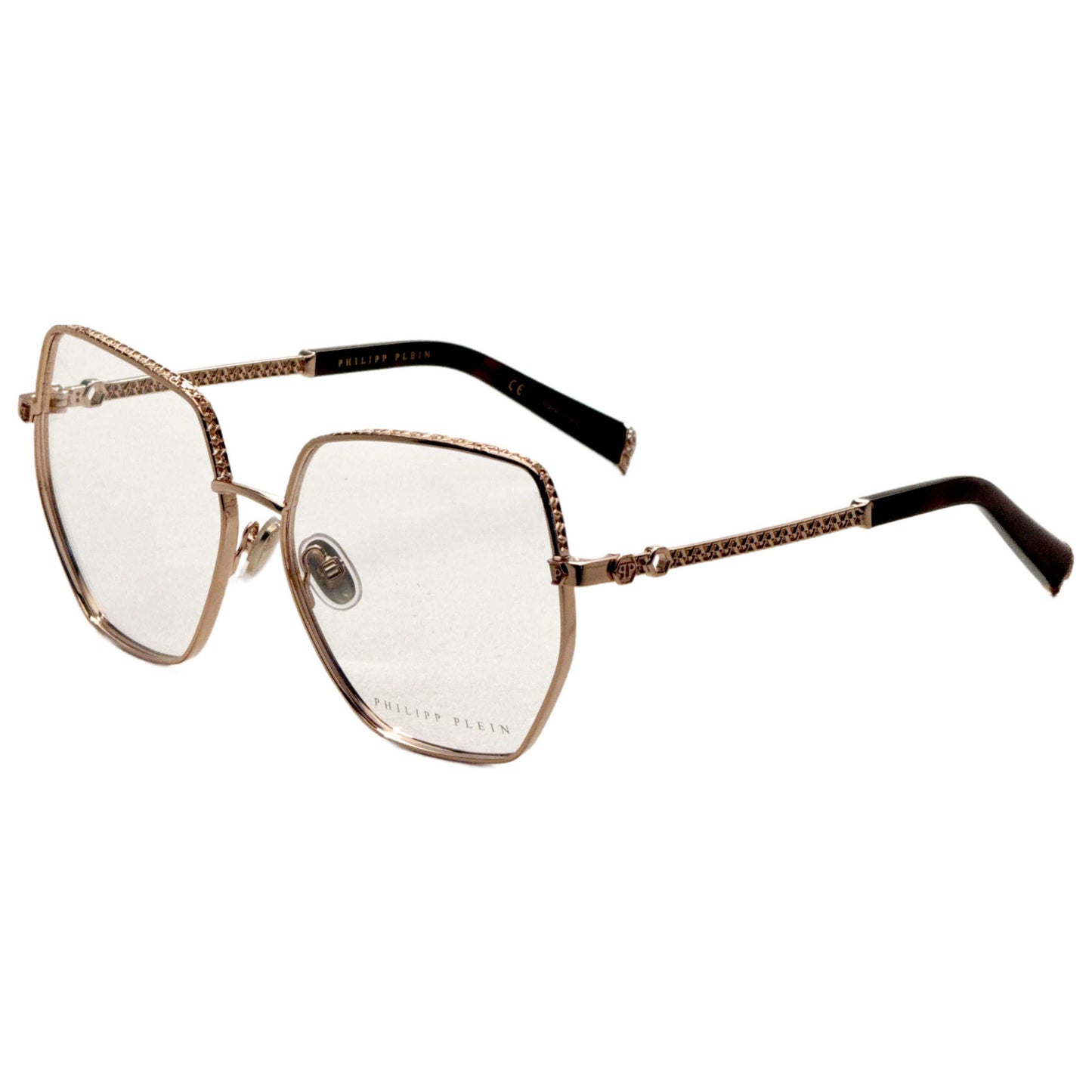 Front view of Philipp Plein Women's Opticals VPP054S5708FC