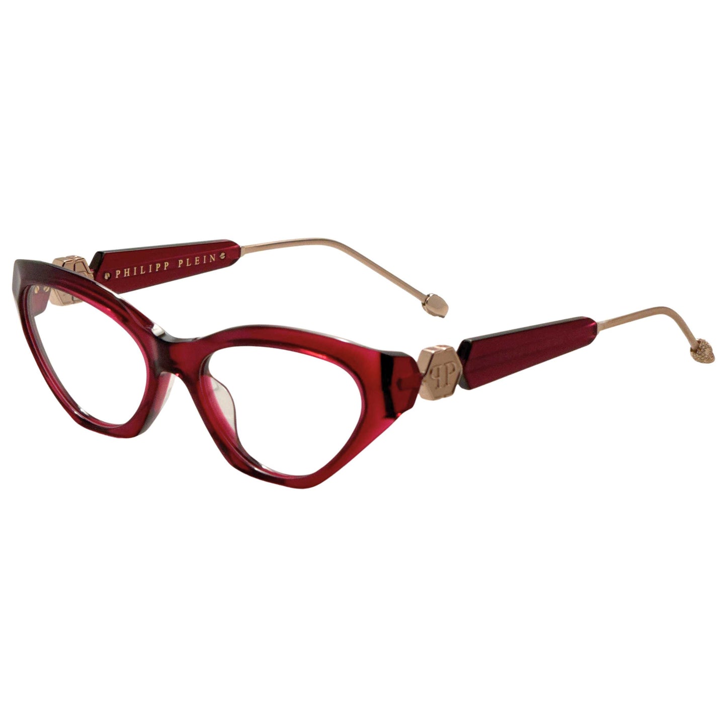 Front view of Philipp Plein Women's Opticals VPP069S5509WF
