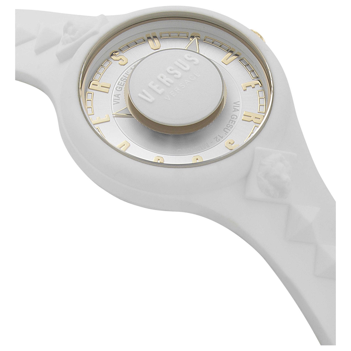 Left view of Versus Versace Tokai Silicone Women's Quartz Watch VSP1R0219