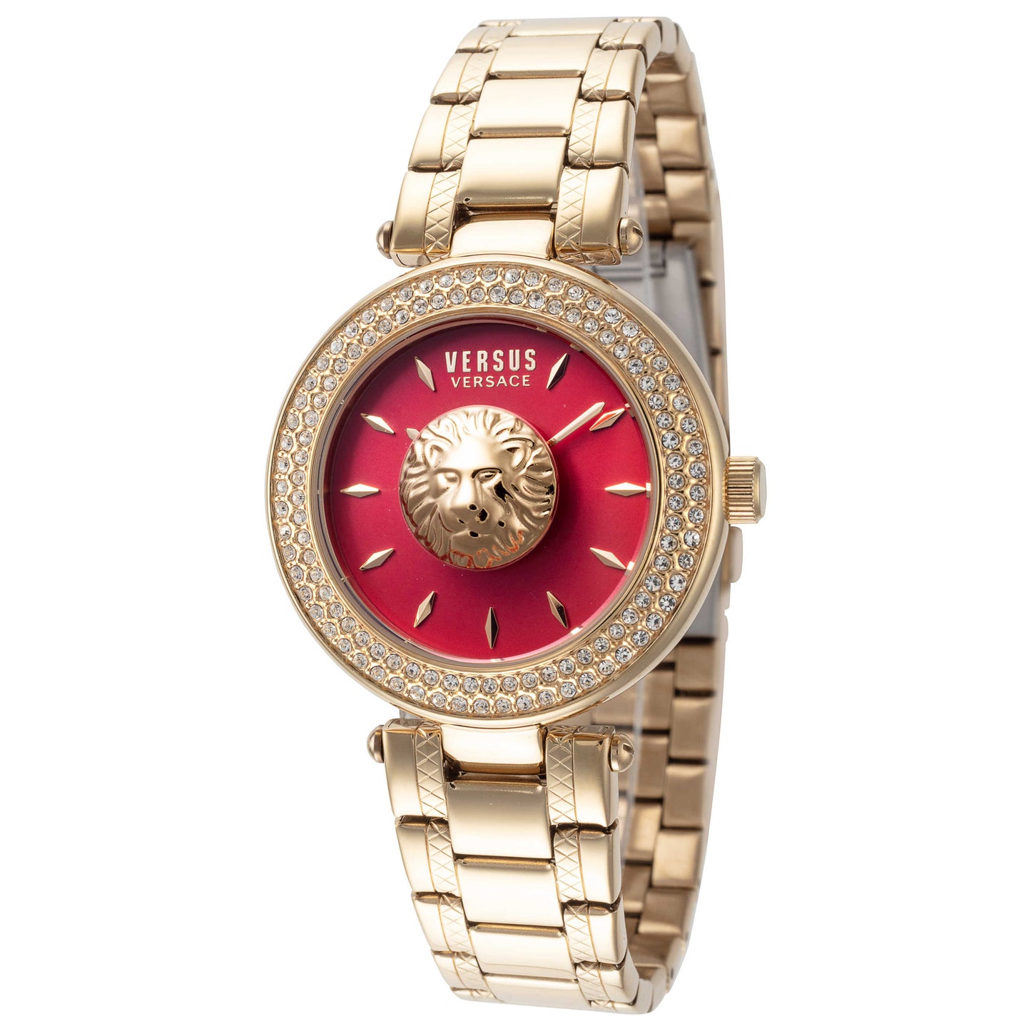 Front view of Versus Versace Brick Lane Women's Quartz Watch VSP642418