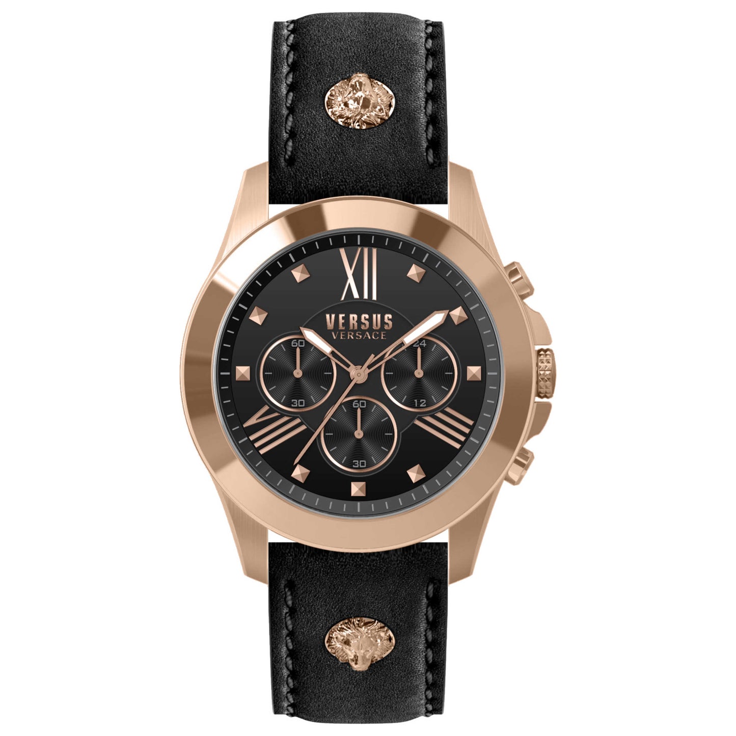 Front view of Versus Versace Chrono Lion Men's Quartz Watch VSPBH1F21