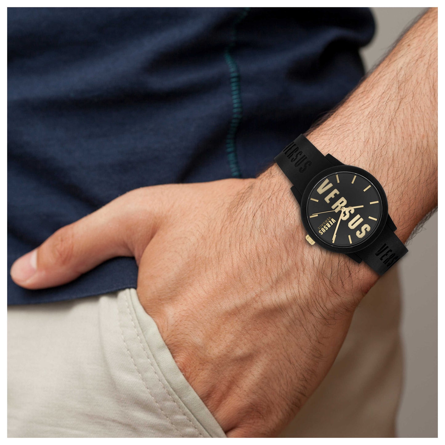 Versus Versace Barbes Silicone Men's Quartz Watch VSPKN0221 - Image #5