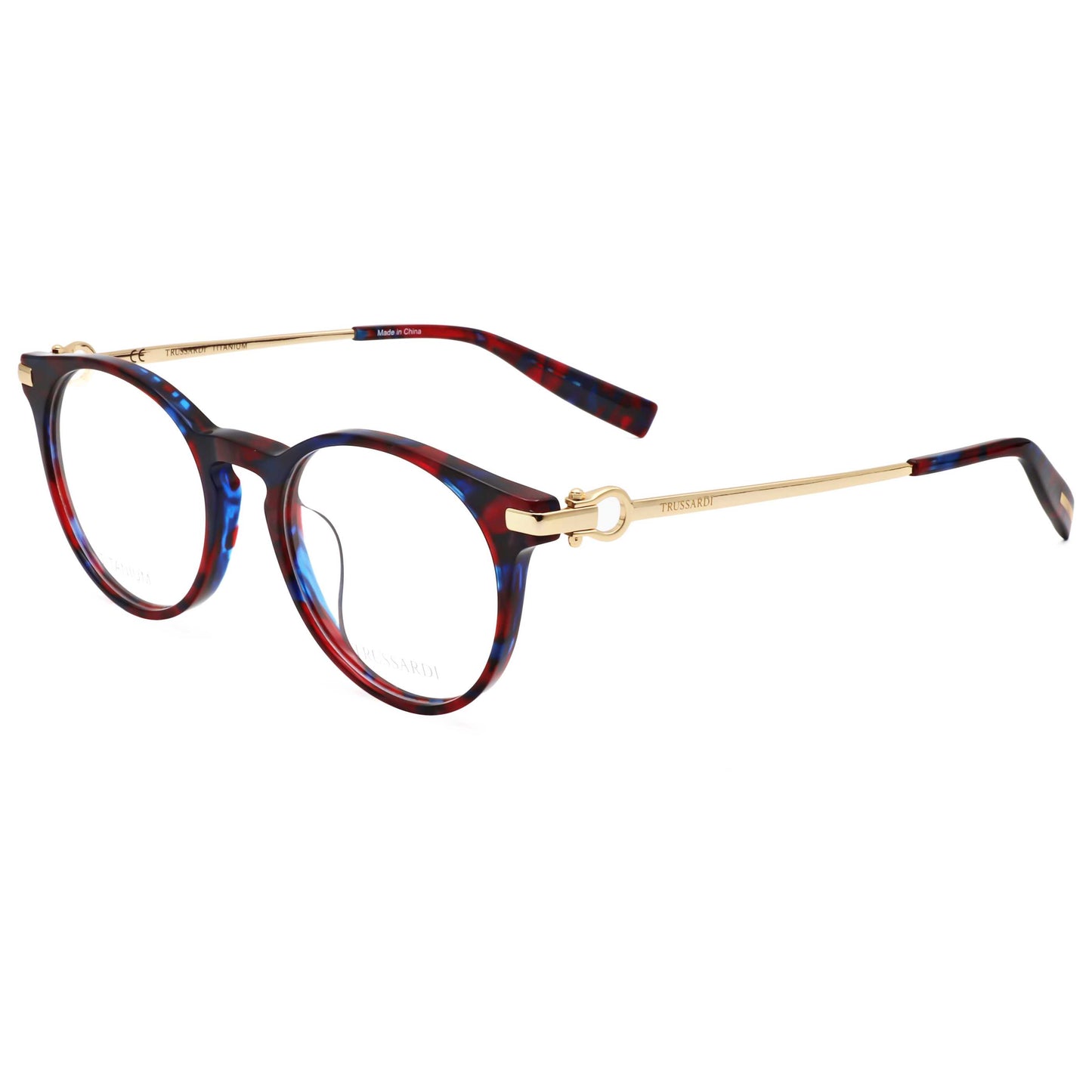 Front view of Trussardi Unisex Opticals VTR283F-0AEN-49