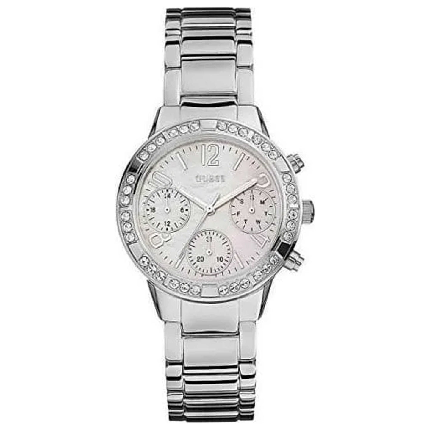 Front view of Guess Mini Glam Hype Women's Quartz Watch W0546L1