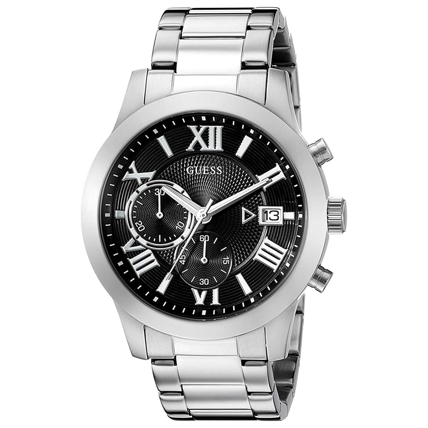 Front view of Guess Atlas Men's Quartz Watch W0668G3