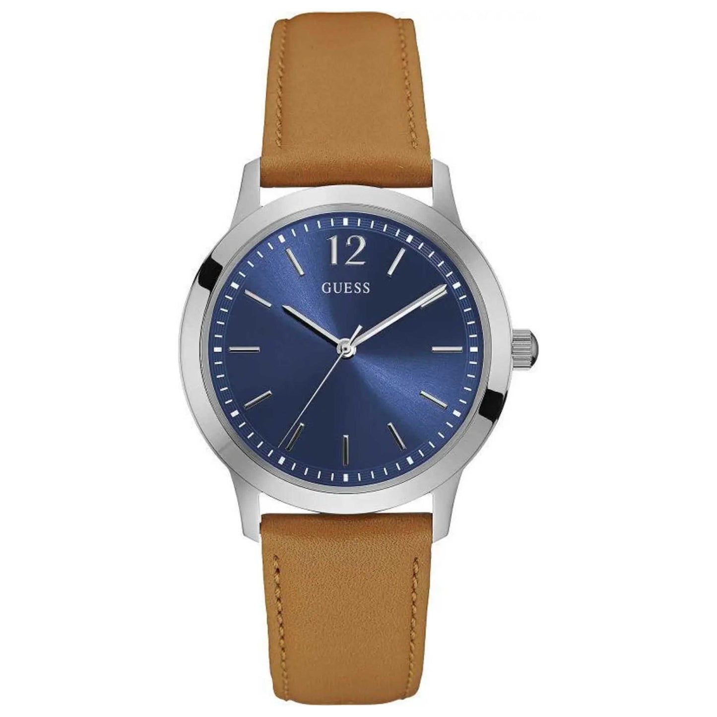 Front view of Guess Exchange Men's Quartz Watch W0922G8
