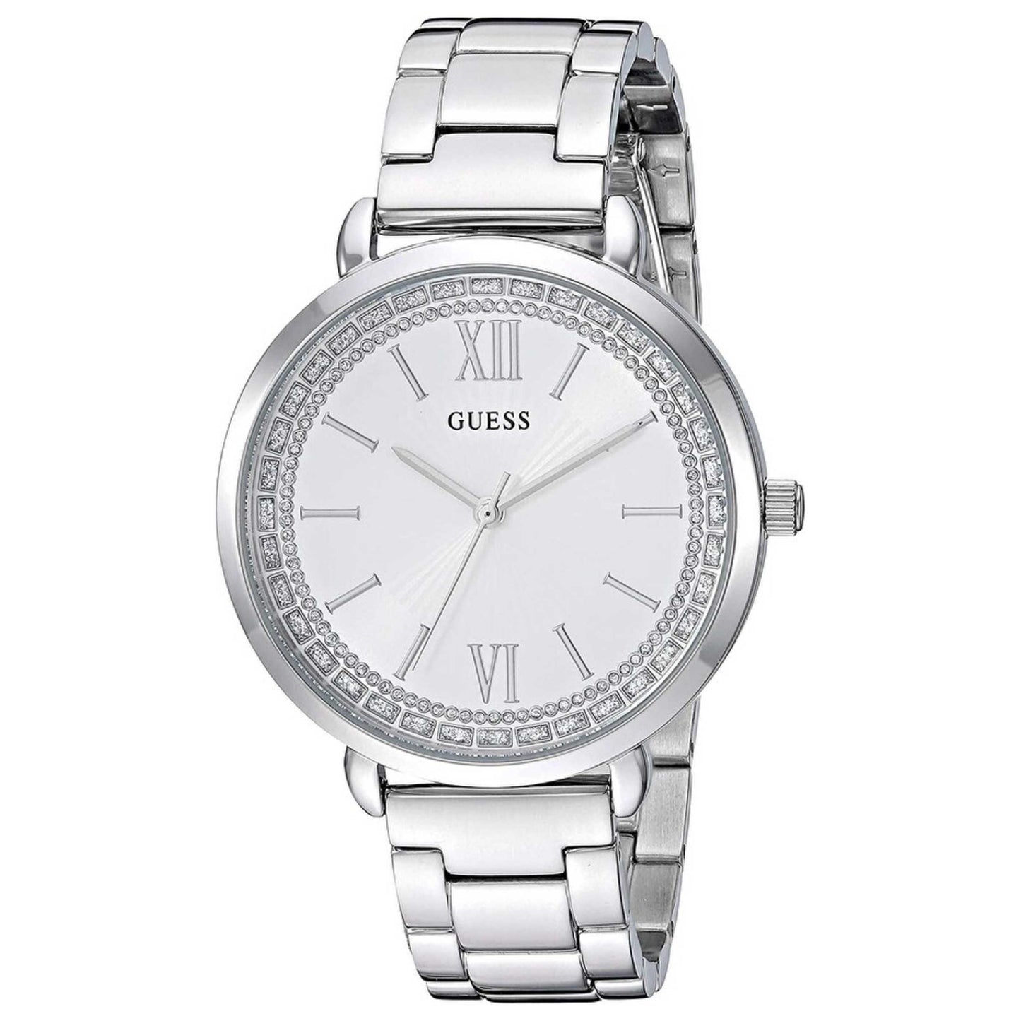 Front view of Guess Posh Women's Quartz Watch W1231L1