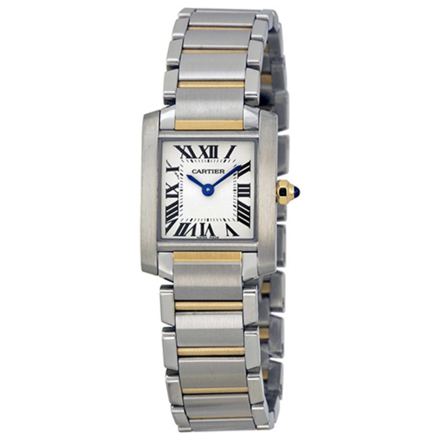 Front view of Cartier Tank Francaise Women's Swiss Quartz (Battery-Powered) Watch W51007Q4
