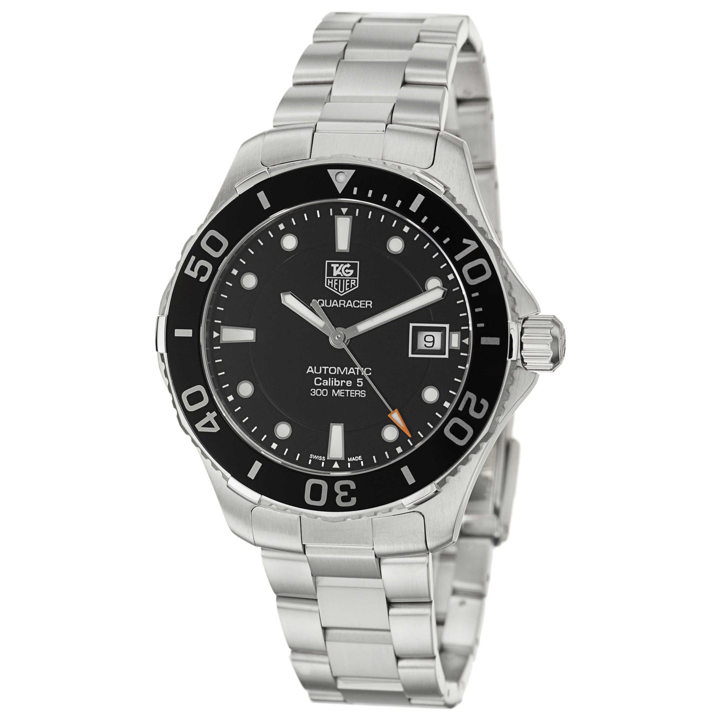 Front view of Tag Heuer Aquaracer Men's Automatic Watch WAN2110-BA0822