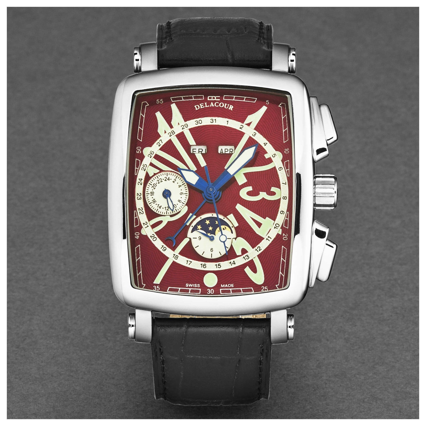 DeLaCour ViaLarga Men's Automatic Watch WAST1026-RED - Image #4
