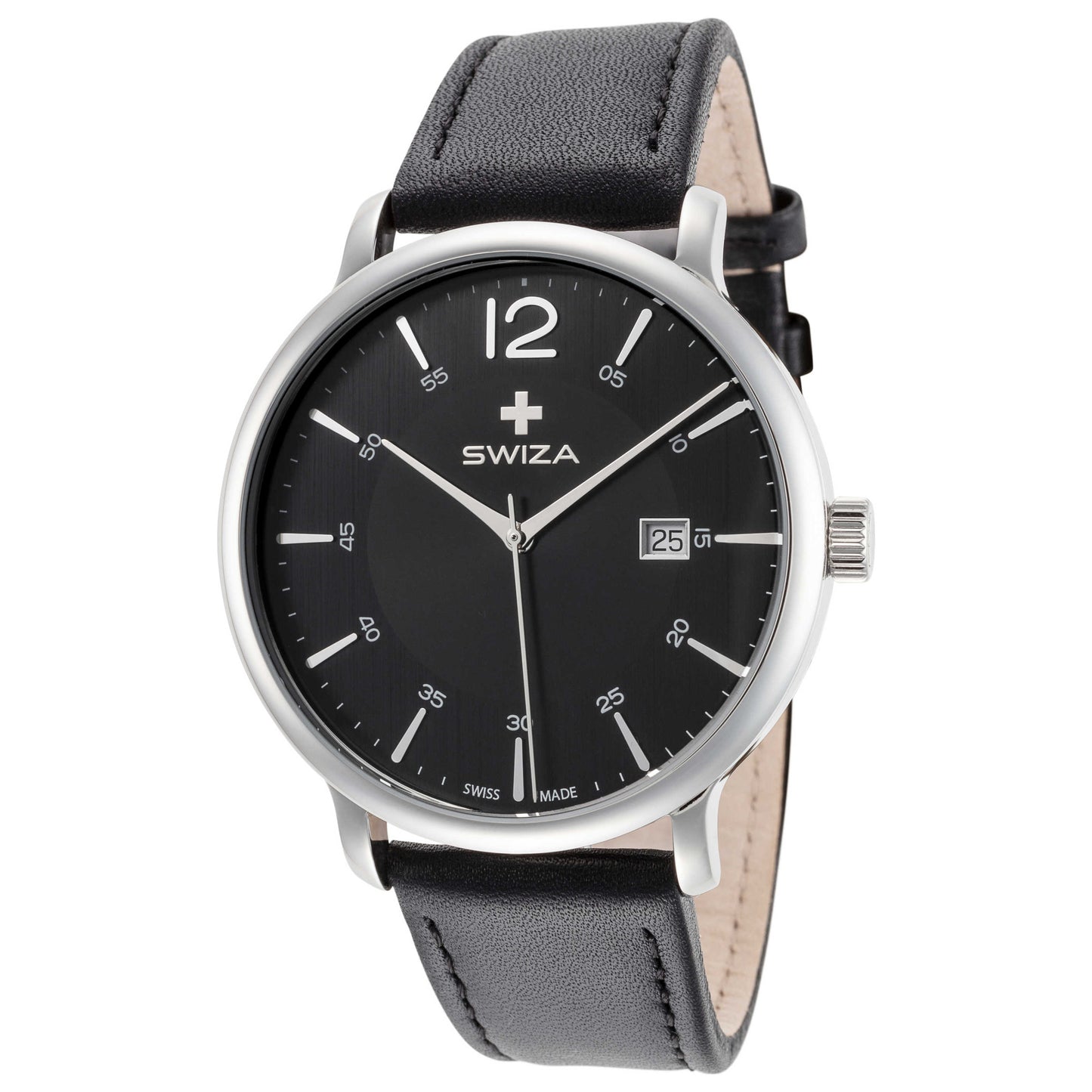 Front view of Swiza Business Classic Men's Quartz Watch WAT.1161.1002
