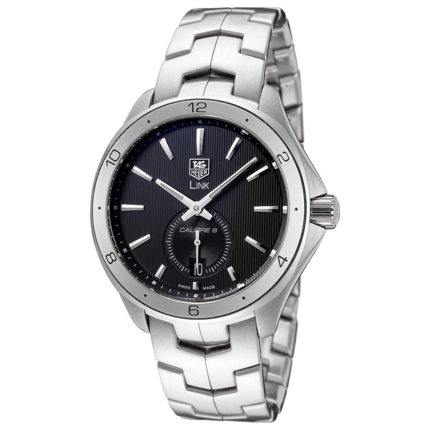 Front view of Tag Heuer Link Men's Automatic Watch WAT2110-BA0950