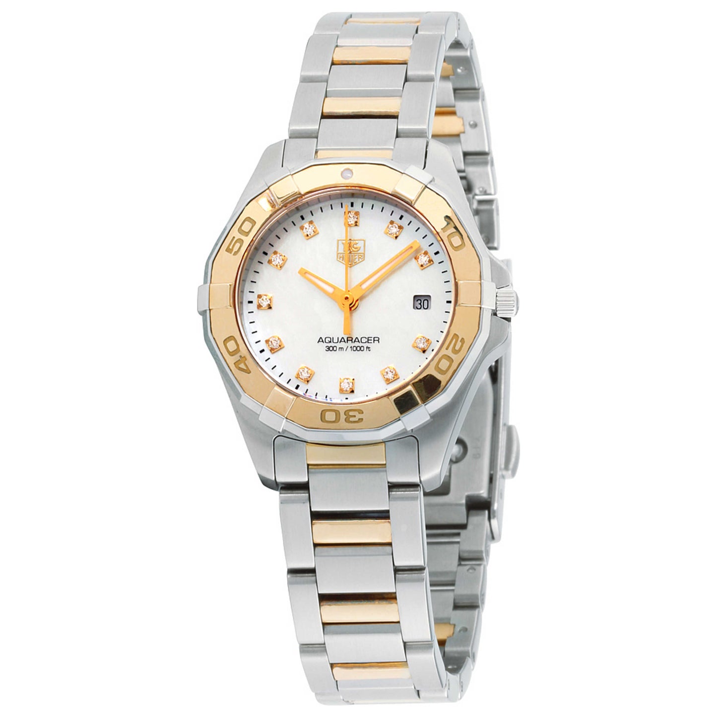Front view of Tag Heuer Aquaracer Women's Automatic Watch WAY1451-BD0922