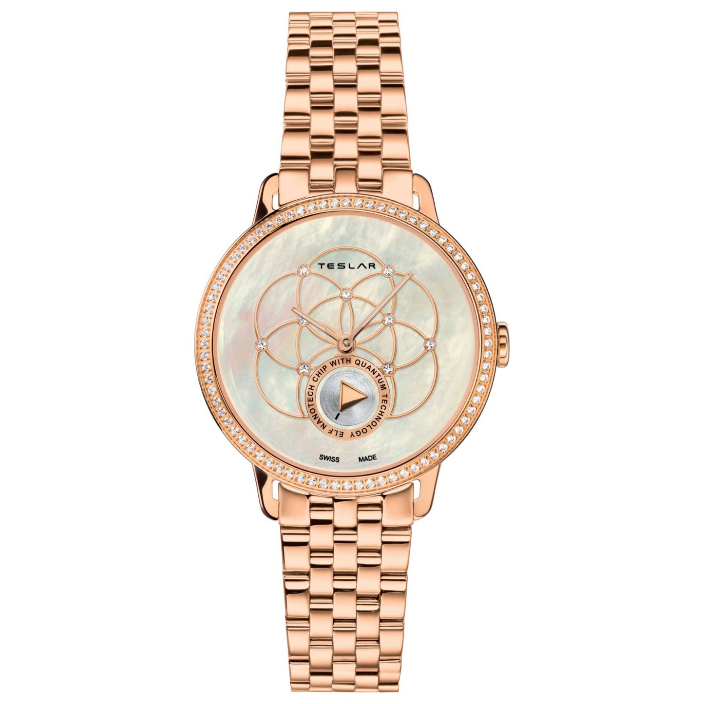 Front view of Teslar Re-Balance T-2 Women's Quartz Watch WTTM00619