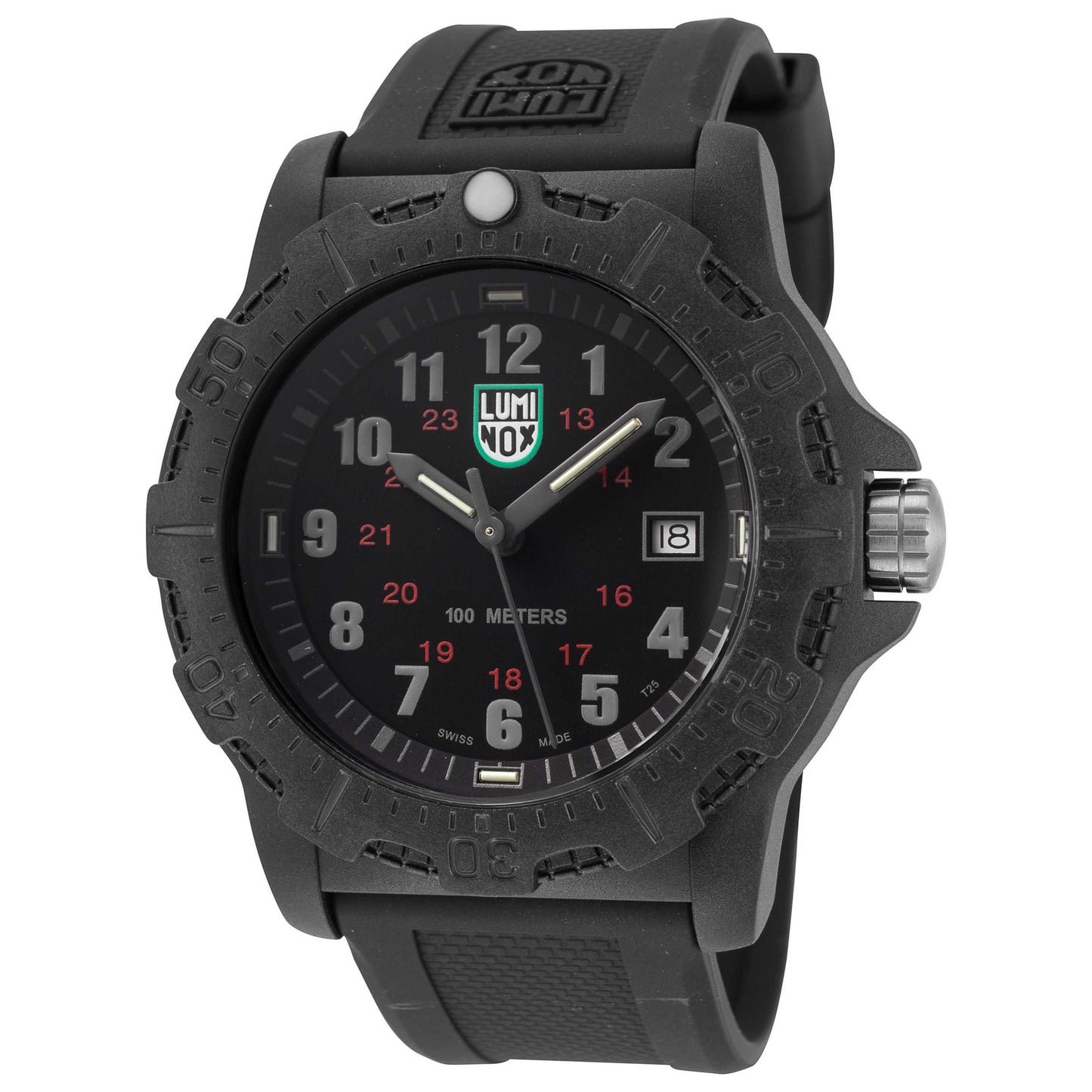 Front view of Luminox Manta Ray Carbonox Men's Quartz Watch X2.2032