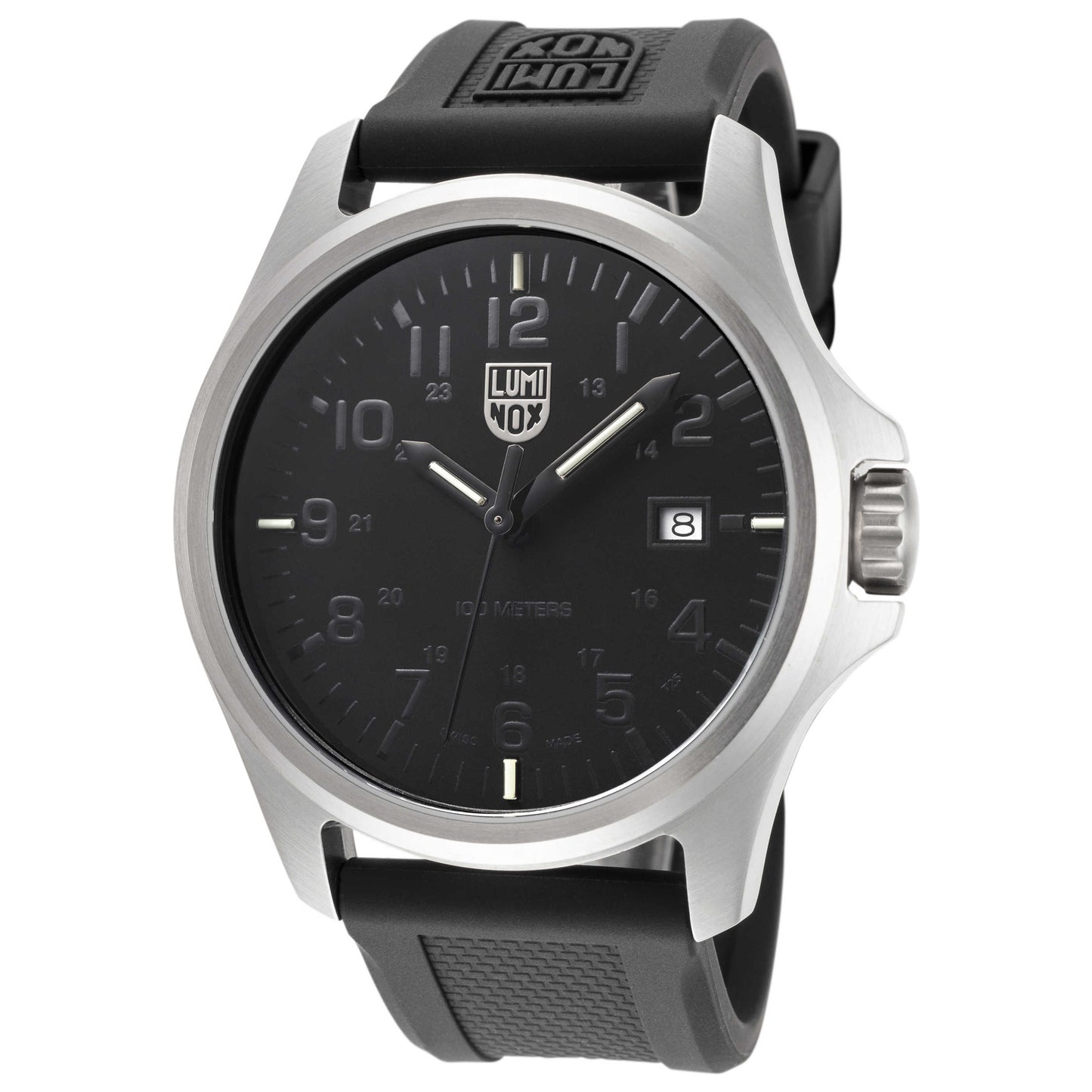 Front view of Luminox Patagonia Steel Men's Quartz Watch X2.2502