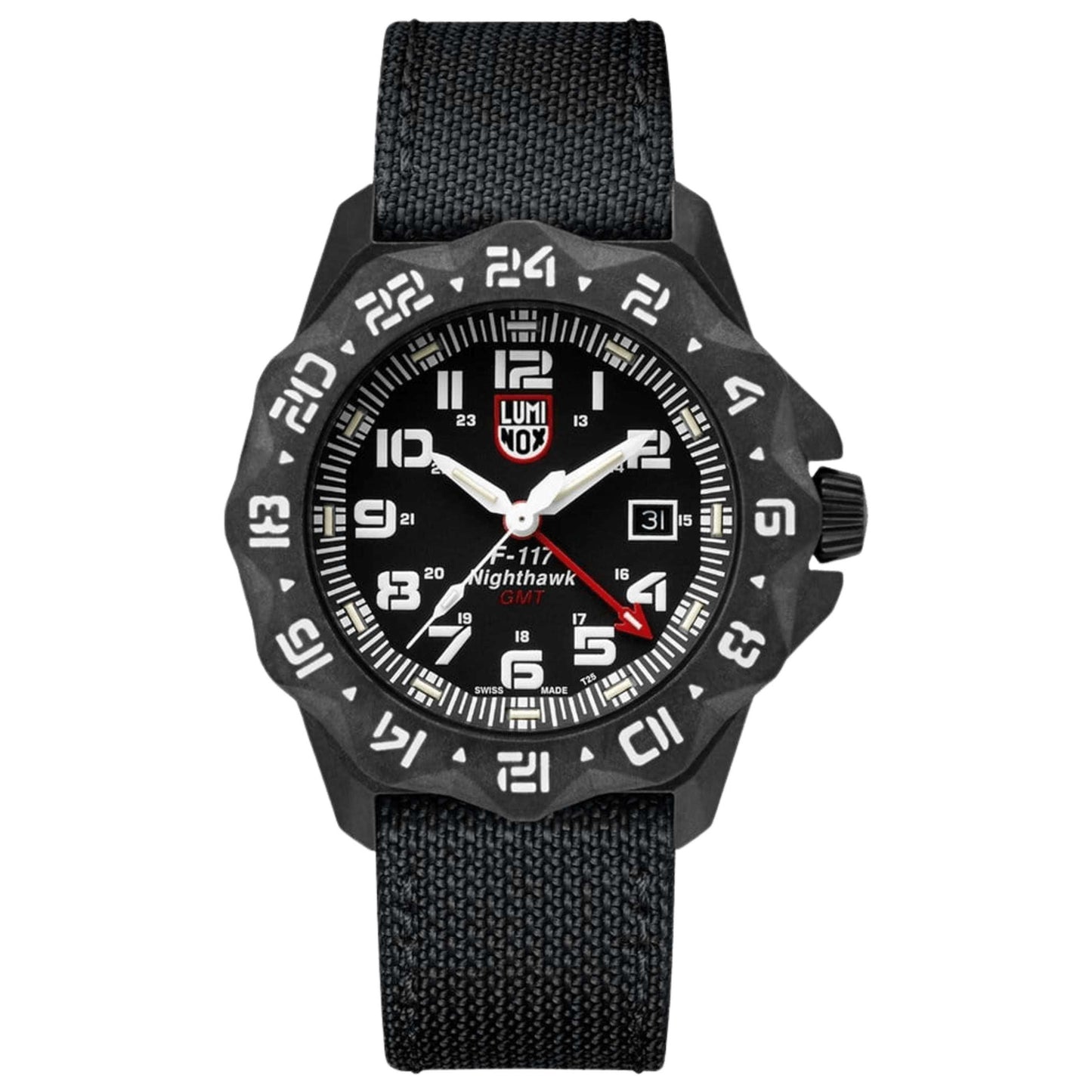 Front view of Luminox F-117 Nighthawk Men's Quartz Watch XA.6421