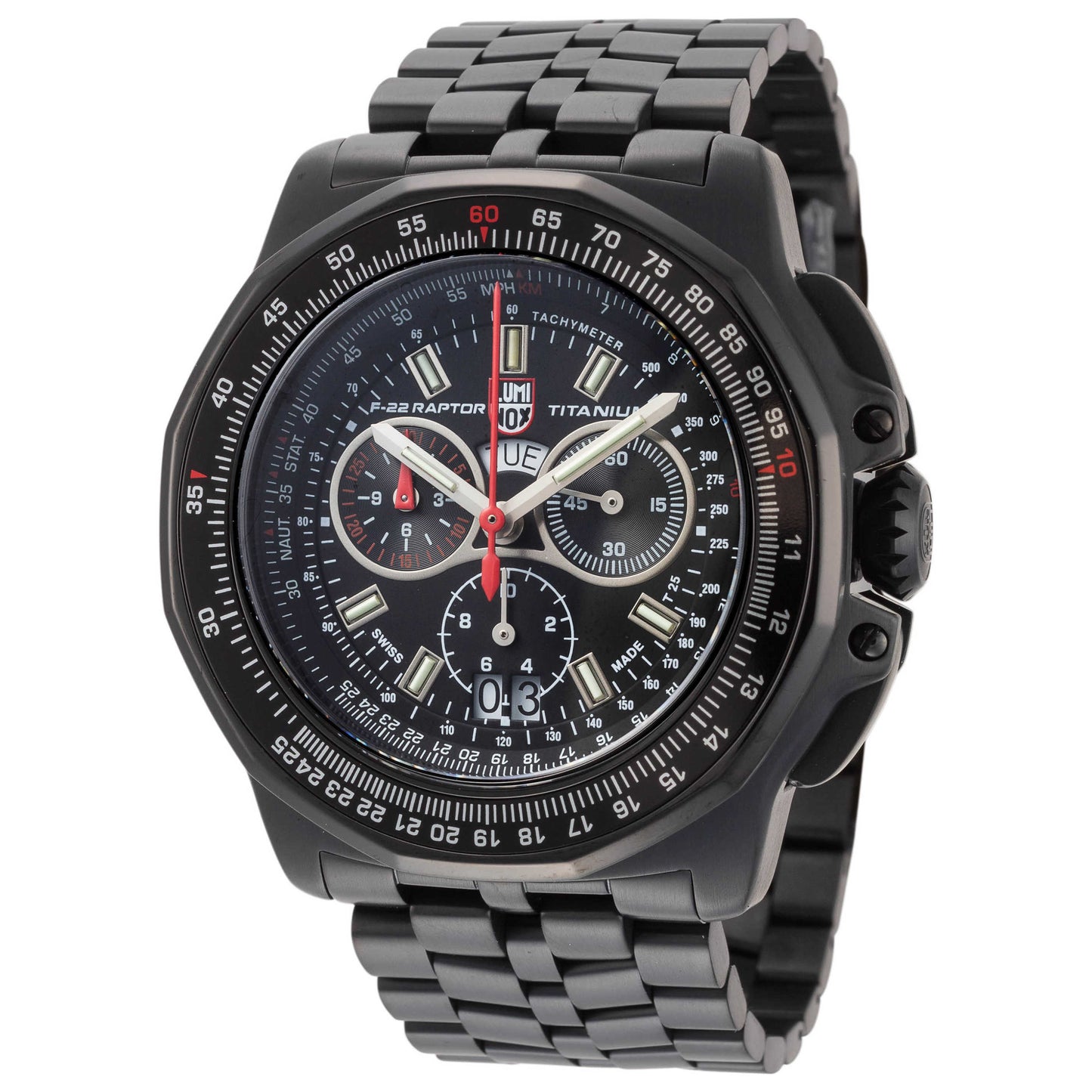 Front view of Luminox F-22 Raptor Men's Quartz Watch XA.9272