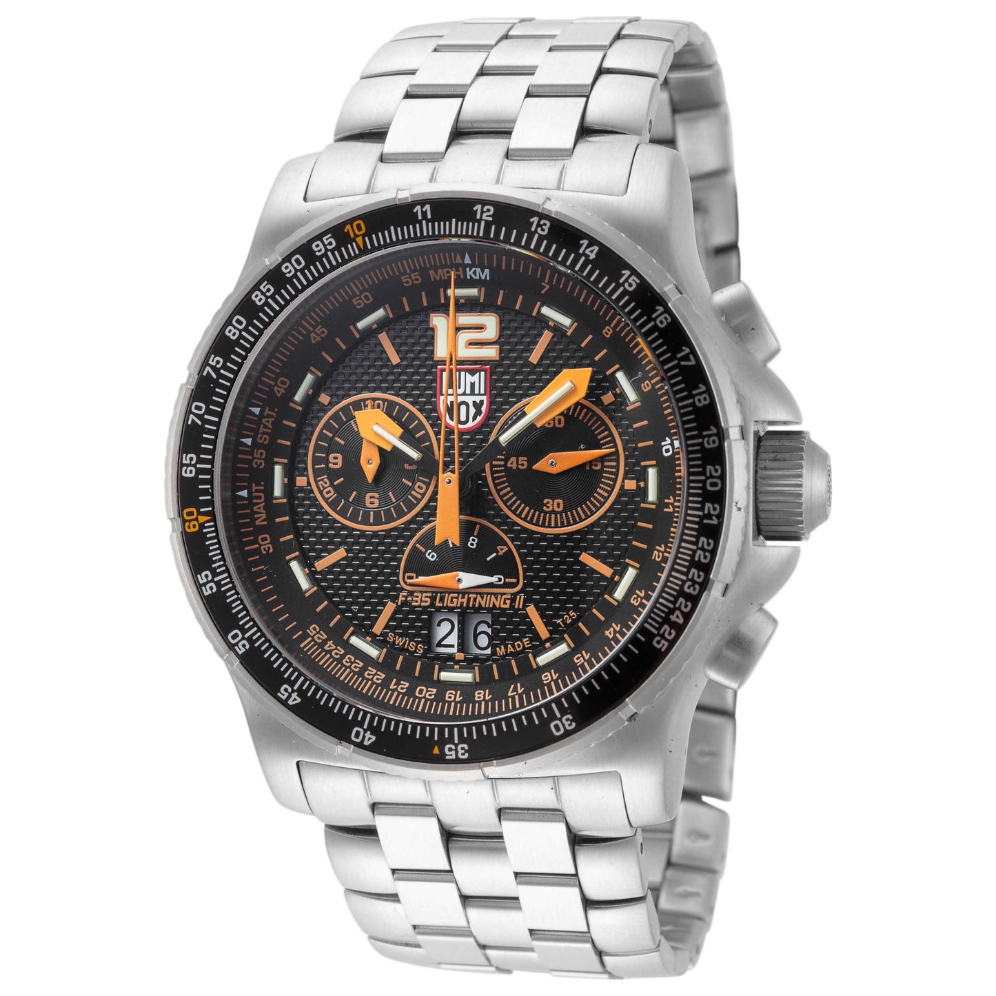 Front view of Luminox F-35 Lightning II Men's Quartz Watch XA.9382.1