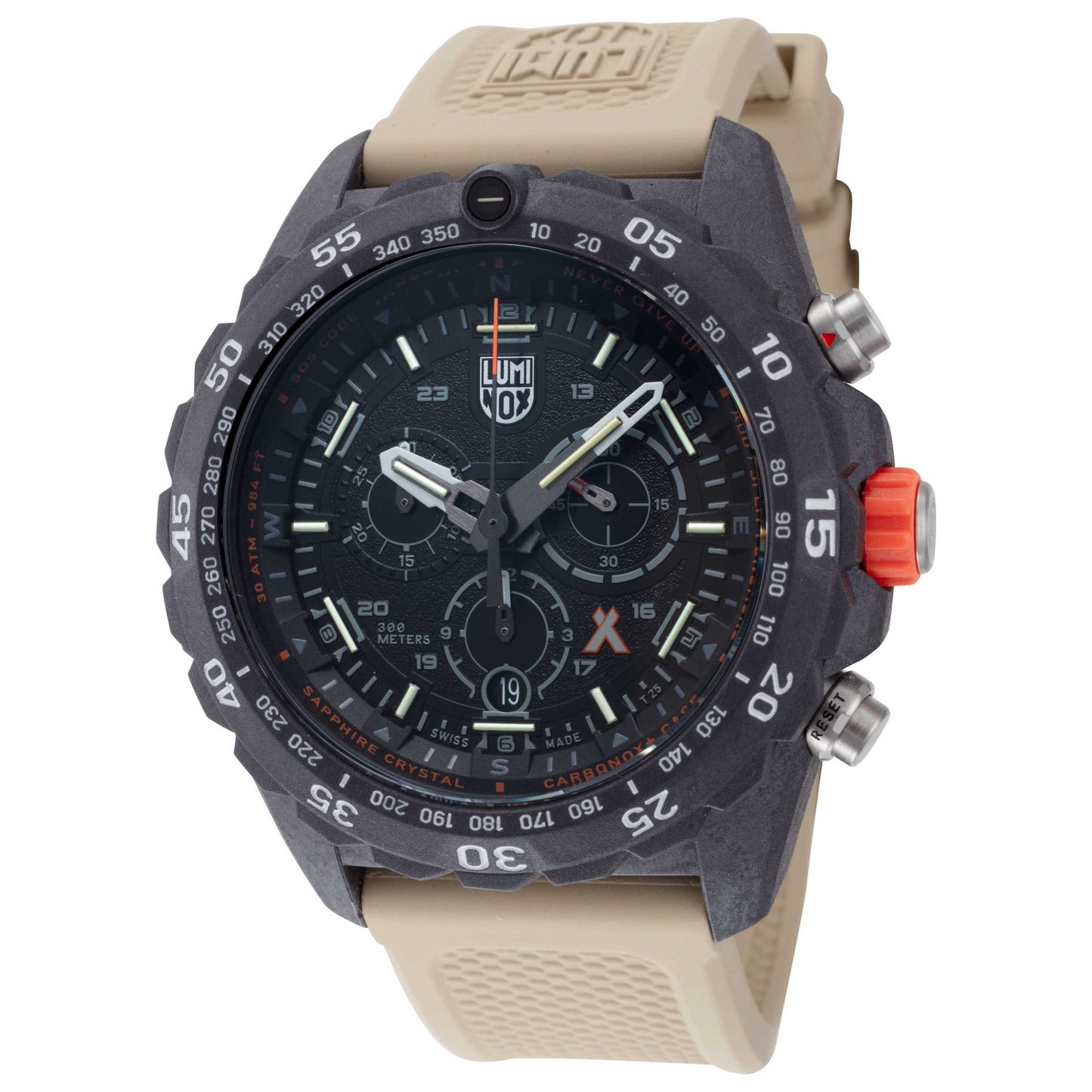 Front view of Luminox Bear Grylls Survival Men's Quartz Watch XB.CG49