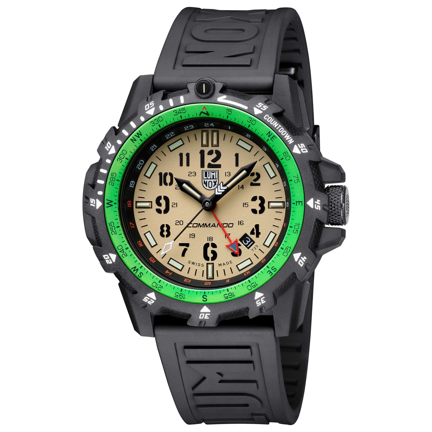 Front view of Luminox Commando Raider Men's Quartz Watch XL.3321