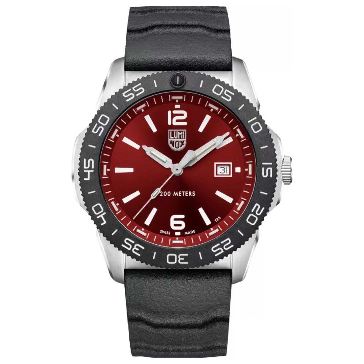 Front view of Luminox Pacific Diver Ripple Men's Quartz Watch XS.3135