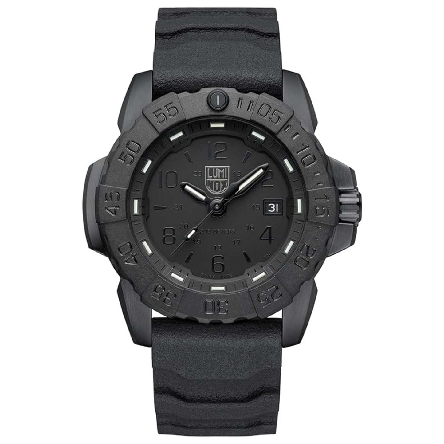 Front view of Luminox Navy Seal Men's Quartz Watch XS.3251.BO.CB