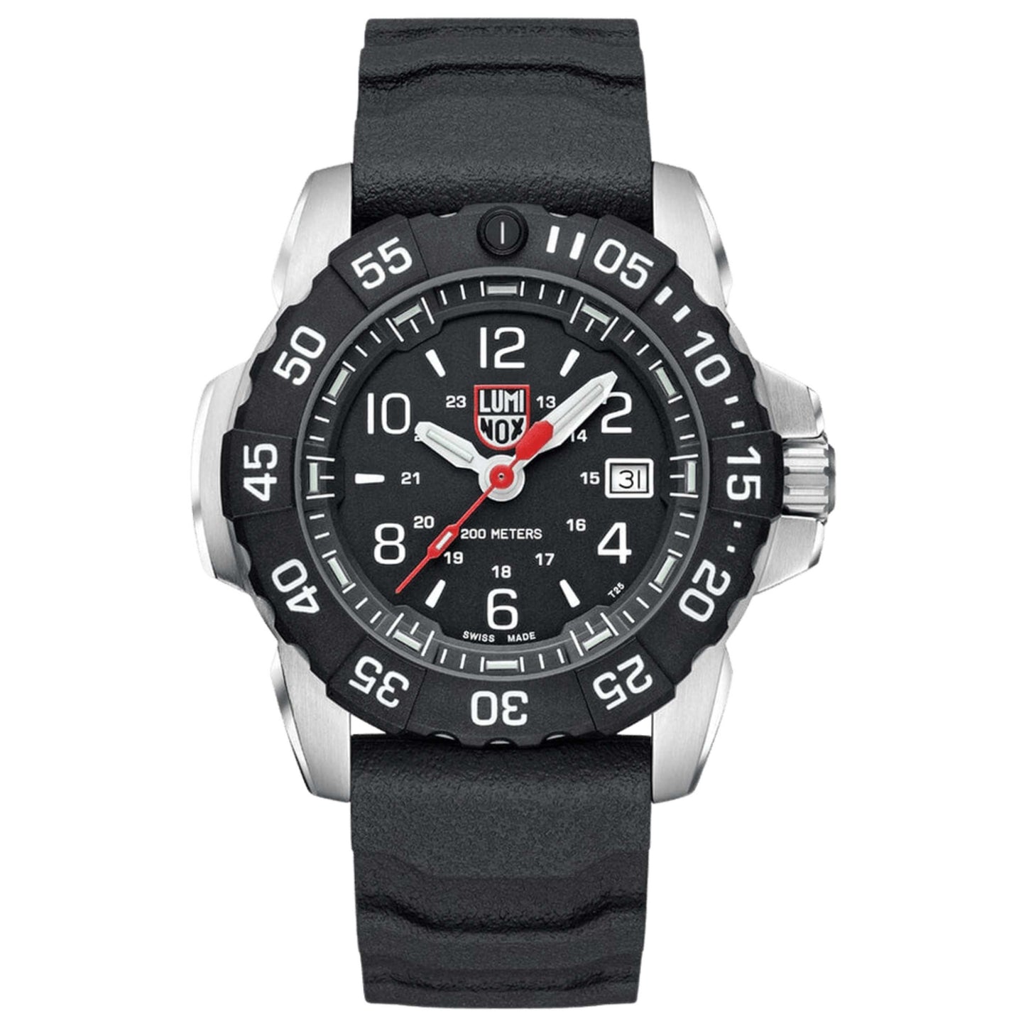 Front view of Luminox Navy Seal Men's Quartz Watch XS.3251.CB