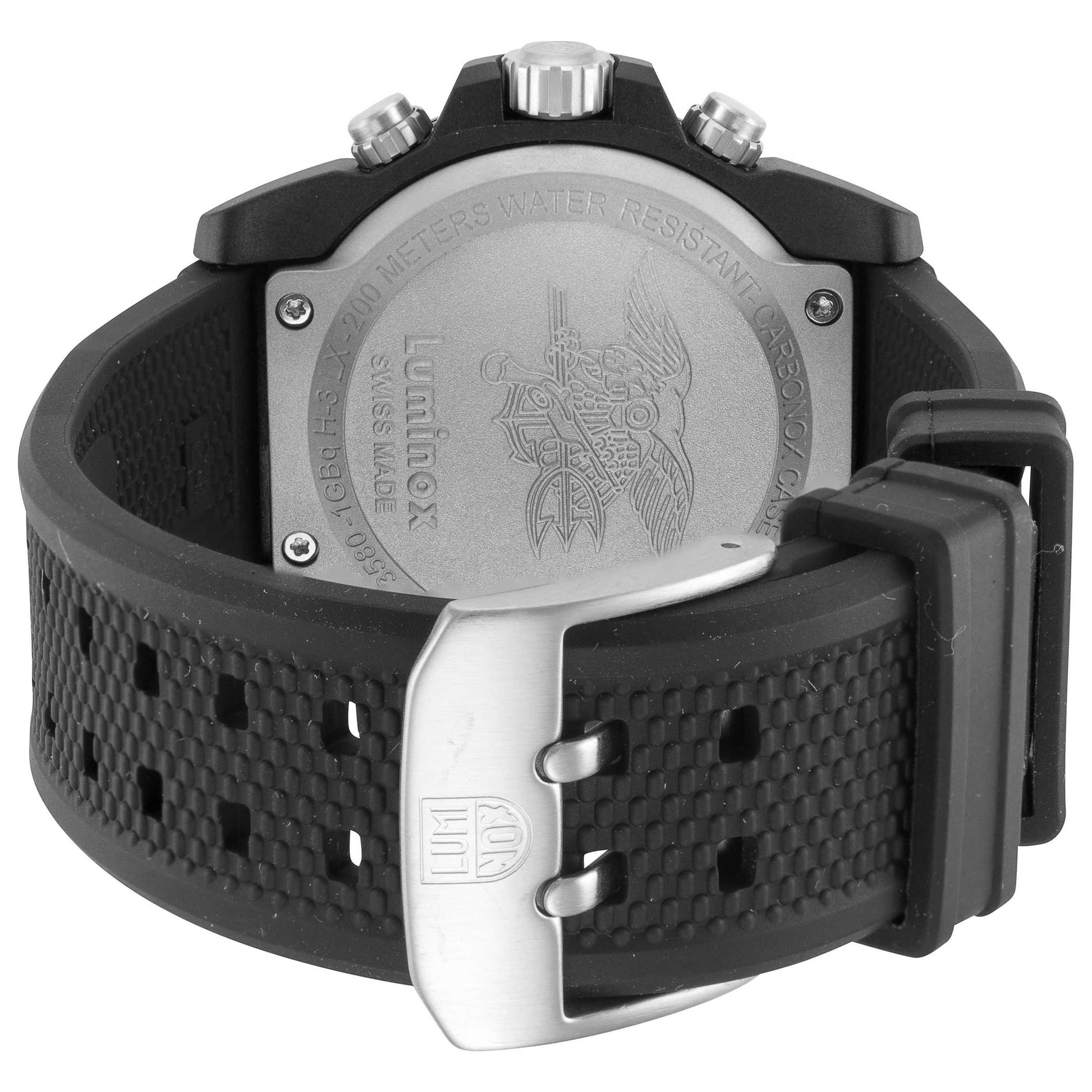 Back view of Luminox Navy Seal Men's Quartz Watch XS.3583