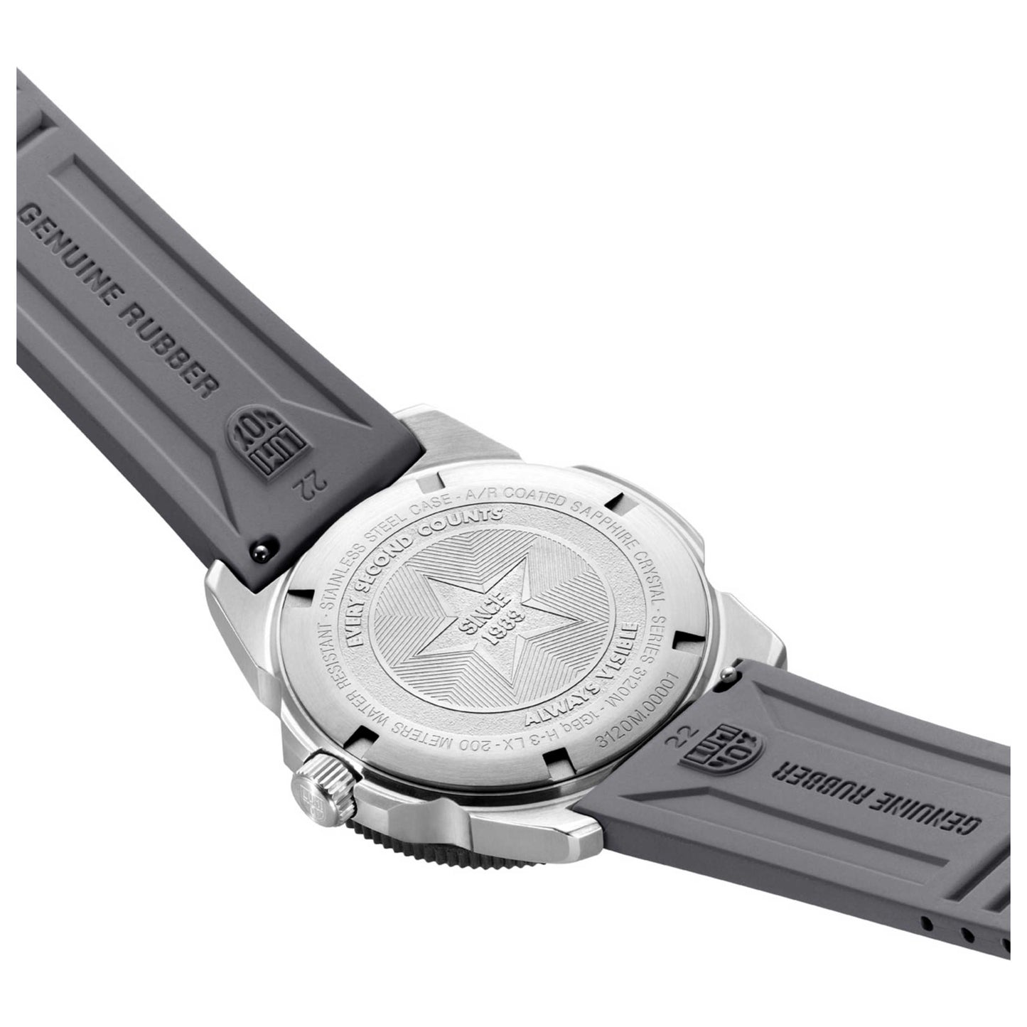 Back view of Luminox Pacific Diver Men's Quartz Watch XS.CA22M