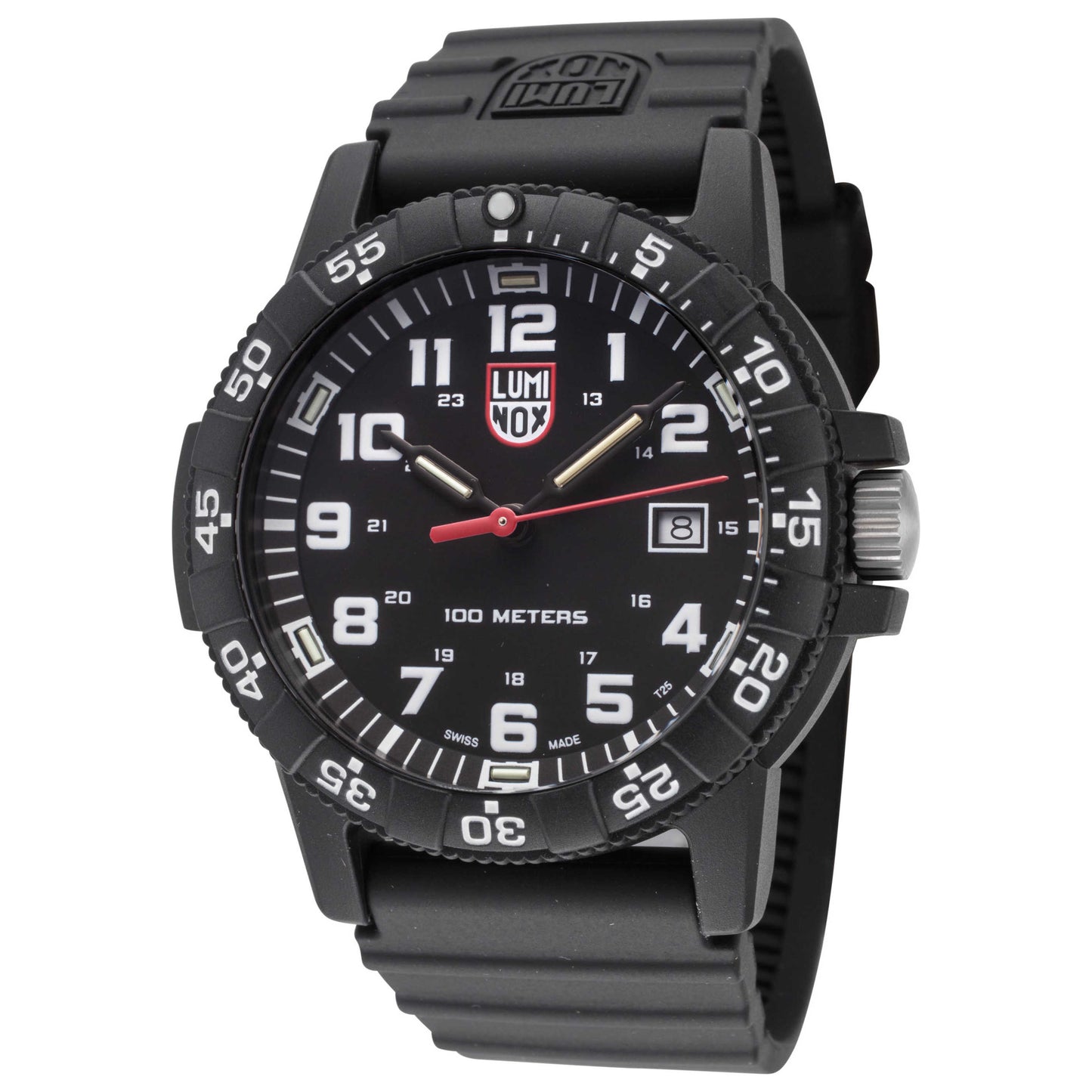 Front view of Luminox Leatherback Sea Turtle Men's Quartz Watch XS.ZC21