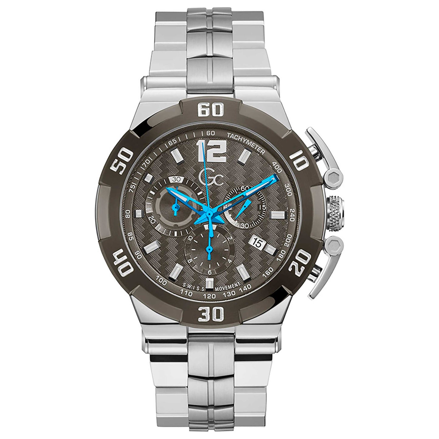 Front view of Guess Fashion Men's Quartz Watch Y52006G5