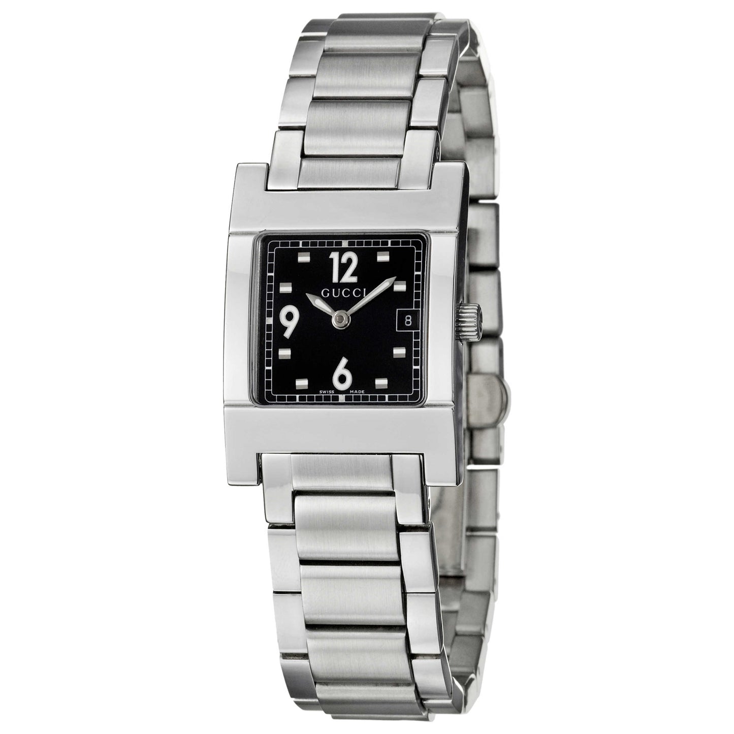 Front view of Gucci 7700 Women's Swiss Quartz (Battery-Powered) Watch YA077507