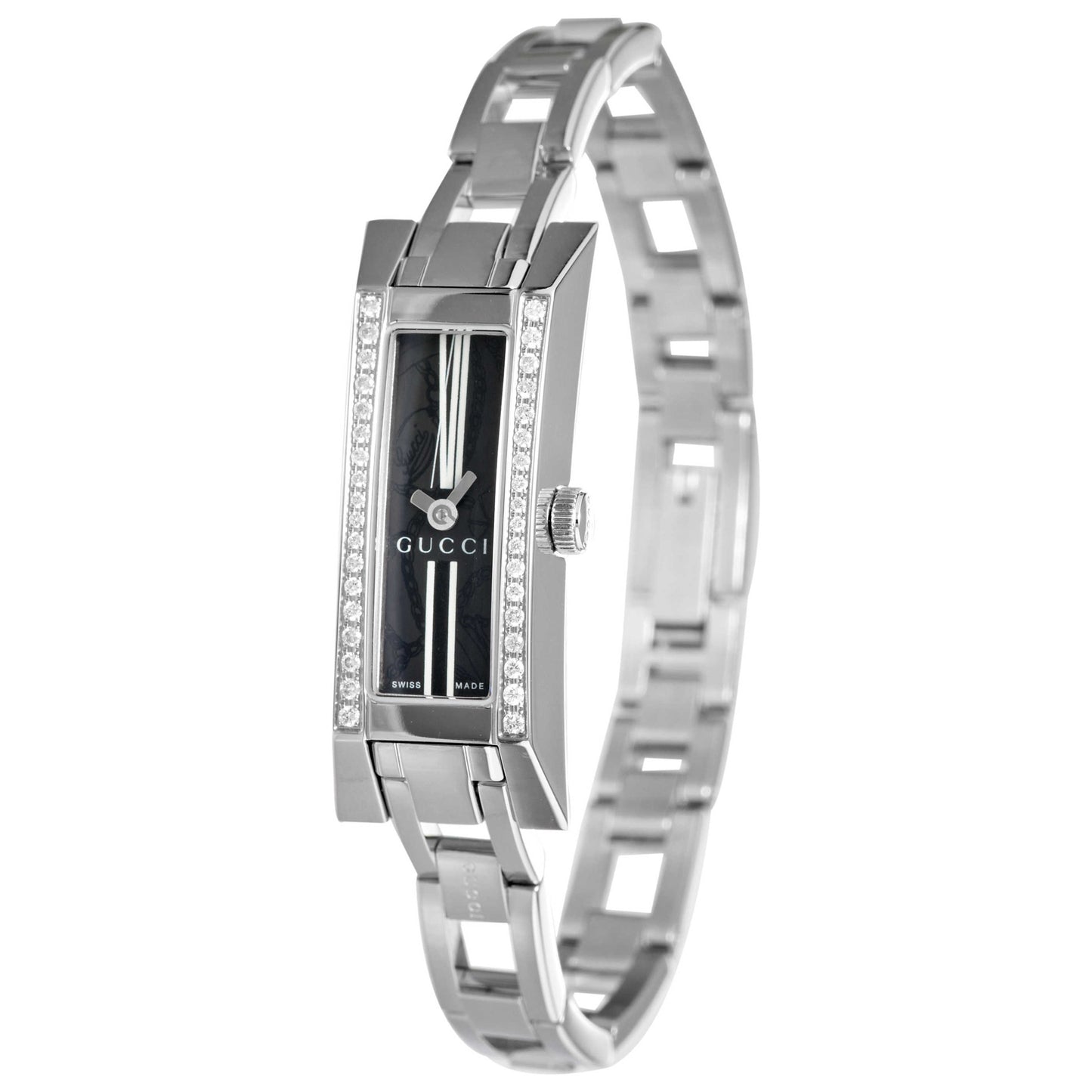 Front view of Gucci 110 G Women's Watch YA110509