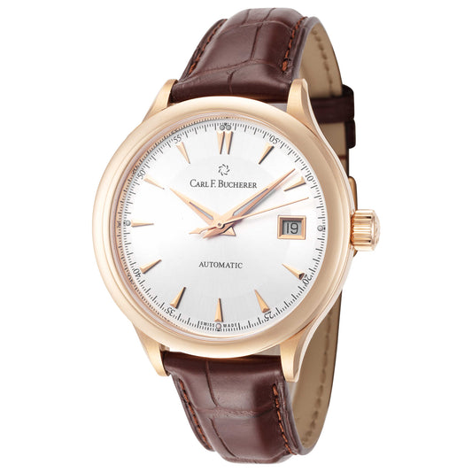 Front view of Carl F. Bucherer Manero AutoDate Men's Automatic Watch 00-10908-03-13-01-SD