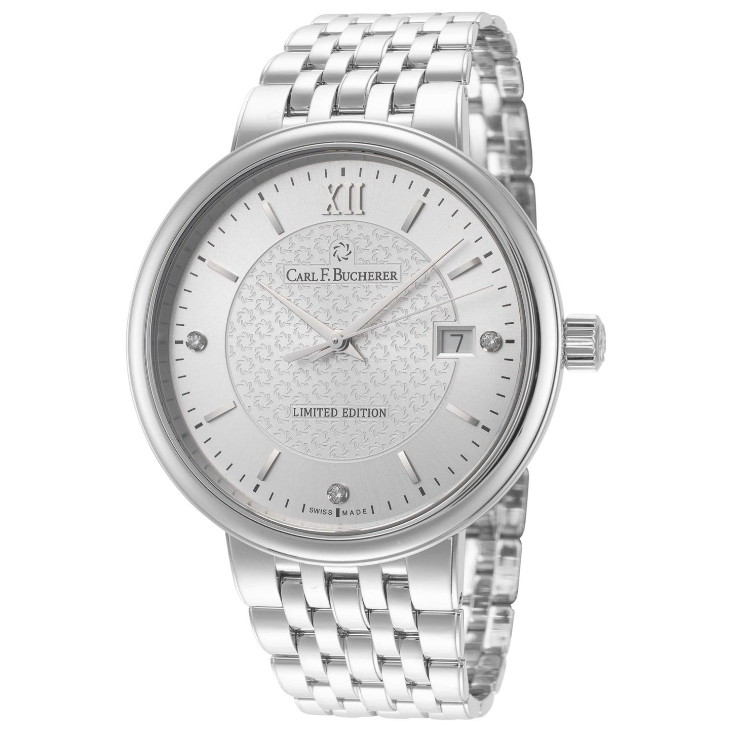 Front view of Carl F. Bucherer Adamavi AutoDate Men's Automatic Watch 00.10314.08.19.98