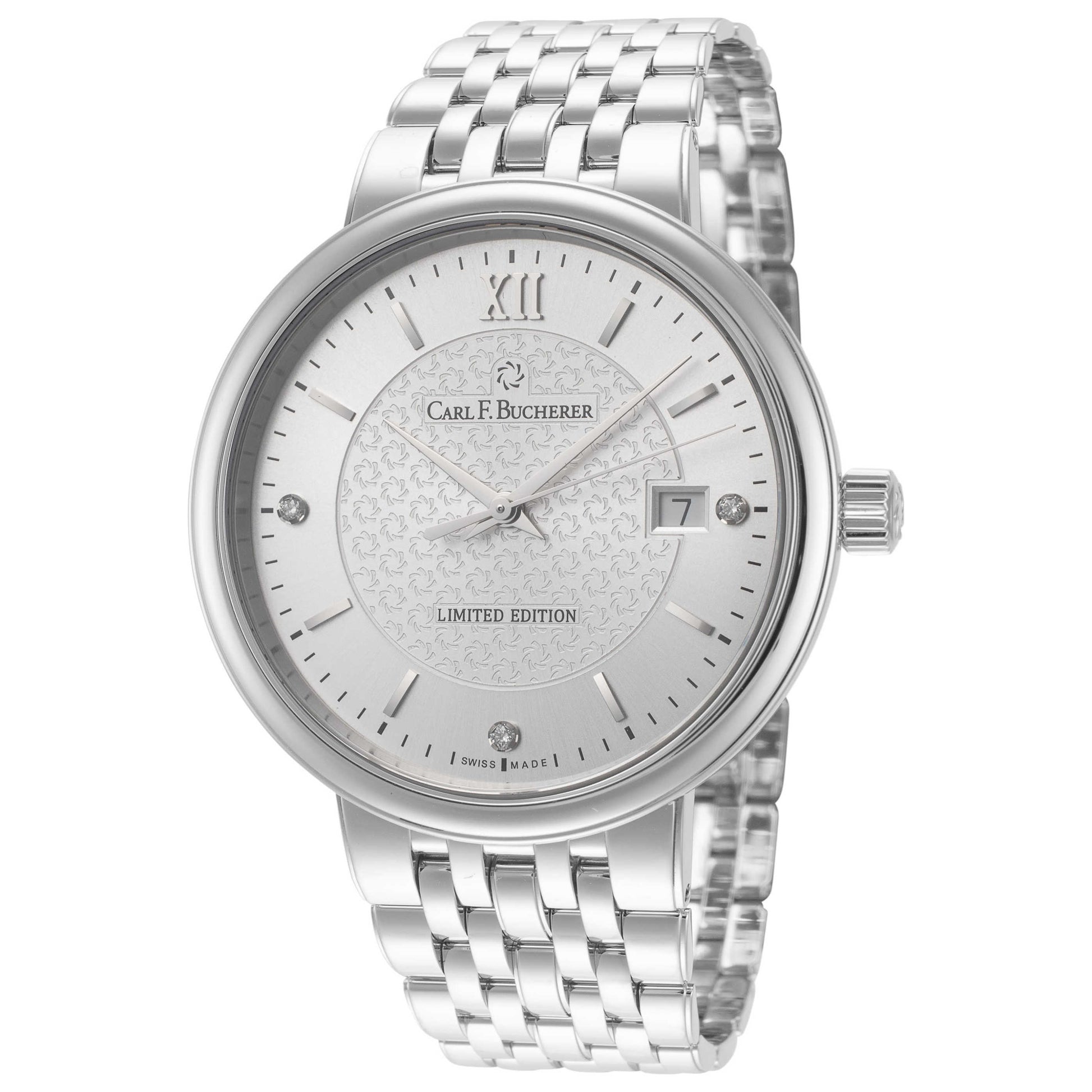 Front view of Carl F. Bucherer Adamavi AutoDate Men's Automatic Watch 00.10314.08.19.98