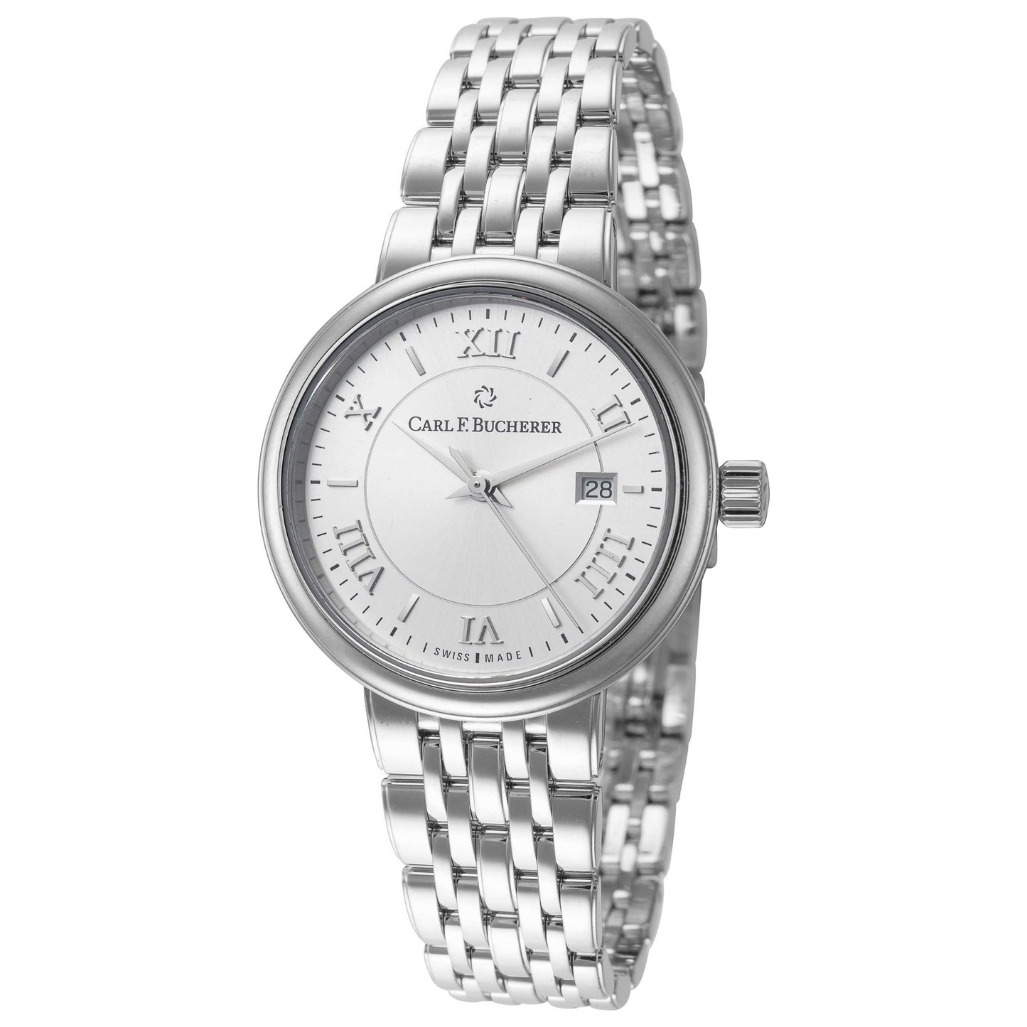Front view of Carl F. Bucherer Adamavi Women's Automatic Watch 00.10320.08.15.21